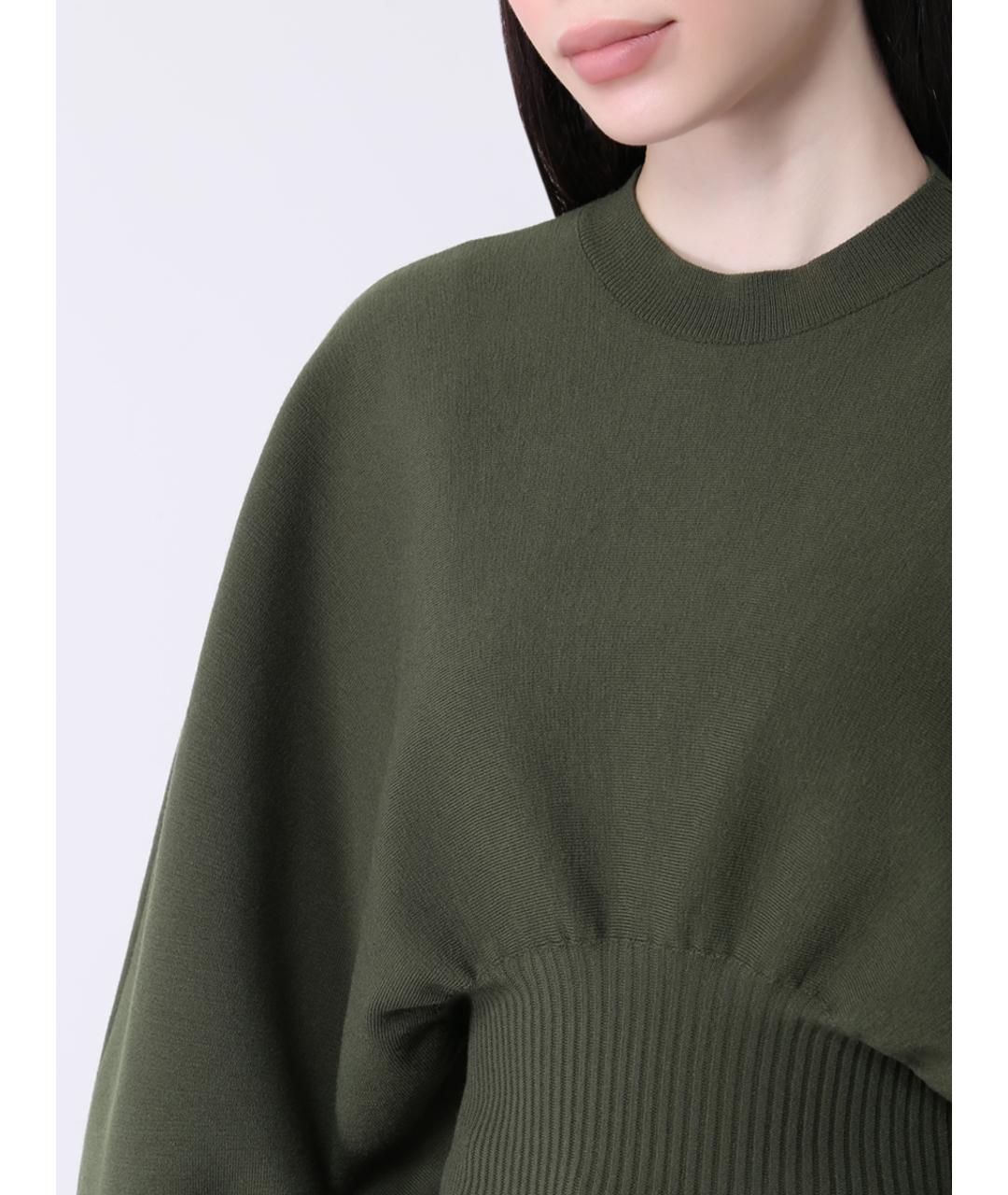 BOTTEGA VENETA Зеленый джемпер / свитер, фото 5