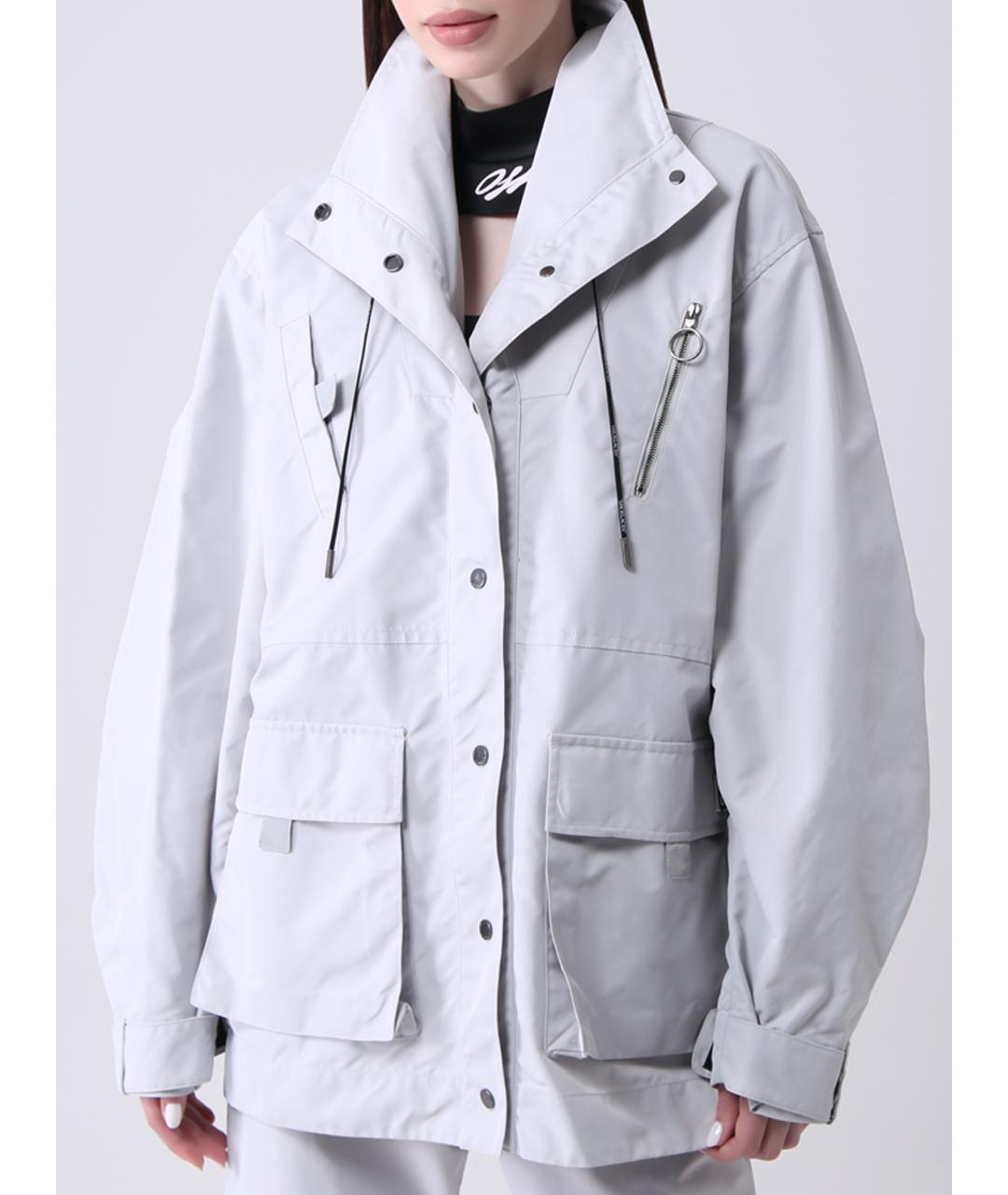 OFF-WHITE Серая куртка, фото 4