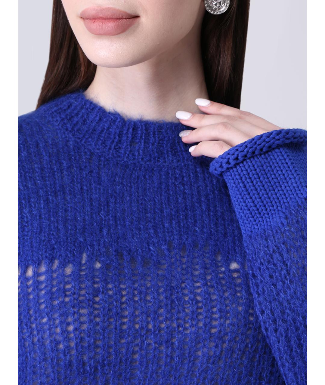 KENZO Синий джемпер / свитер, фото 4