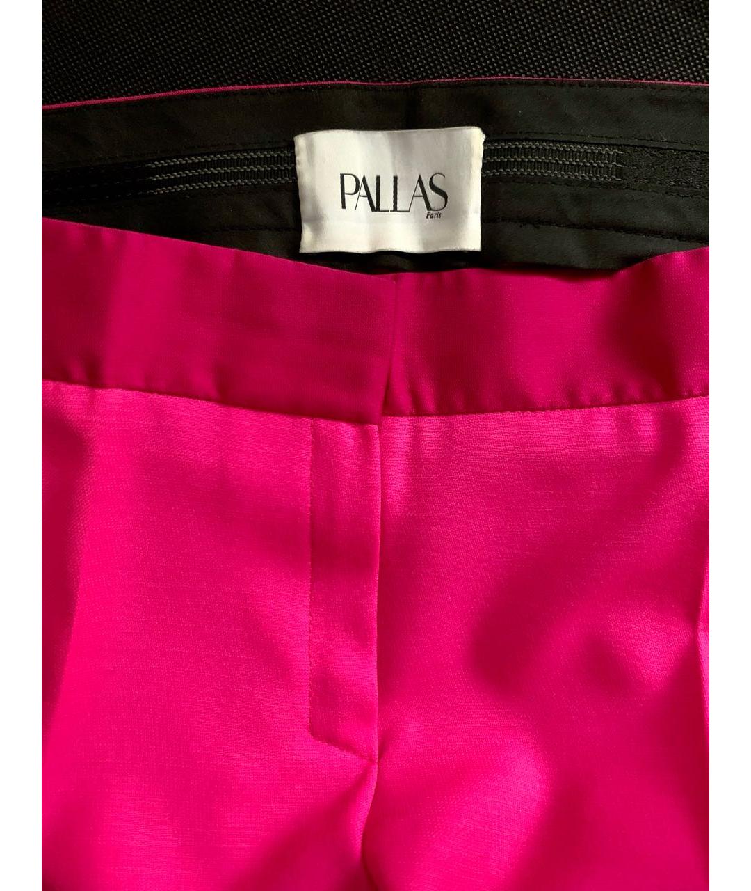 PALLAS Фуксия шерстяные прямые брюки, фото 5