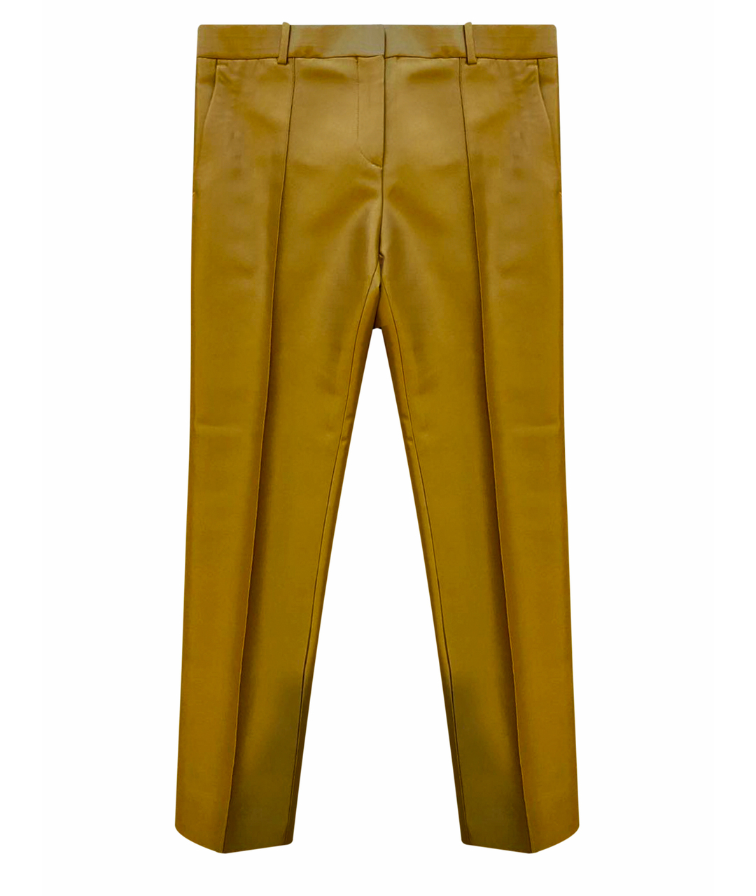 CELINE PRE-OWNED Коричневые полиамидовые прямые брюки, фото 1