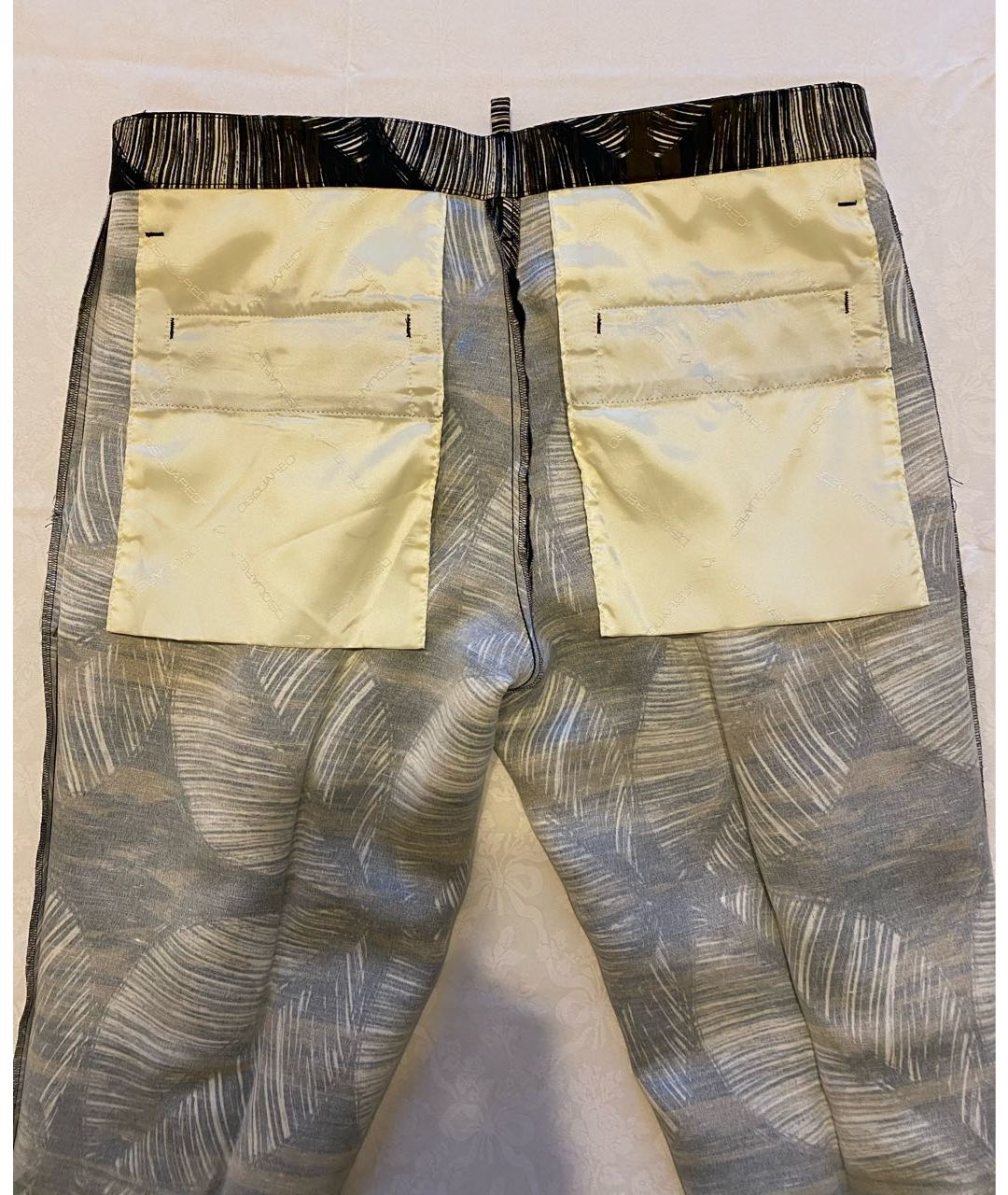 DSQUARED2 Мульти вискозные классические брюки, фото 3