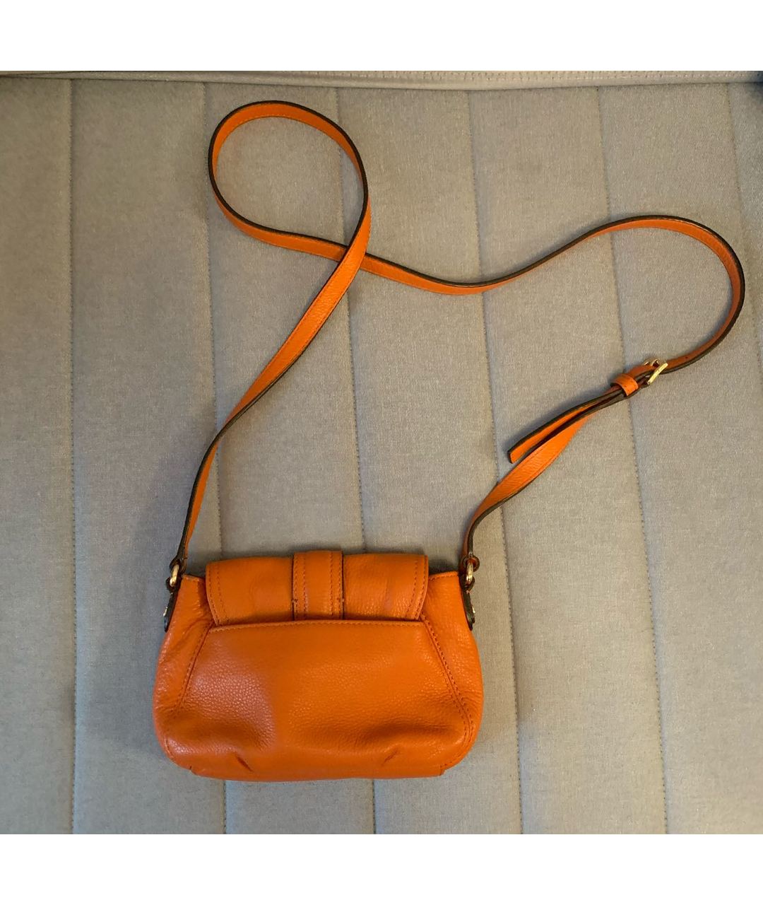 MICHAEL KORS Оранжевая кожаная сумка тоут, фото 2