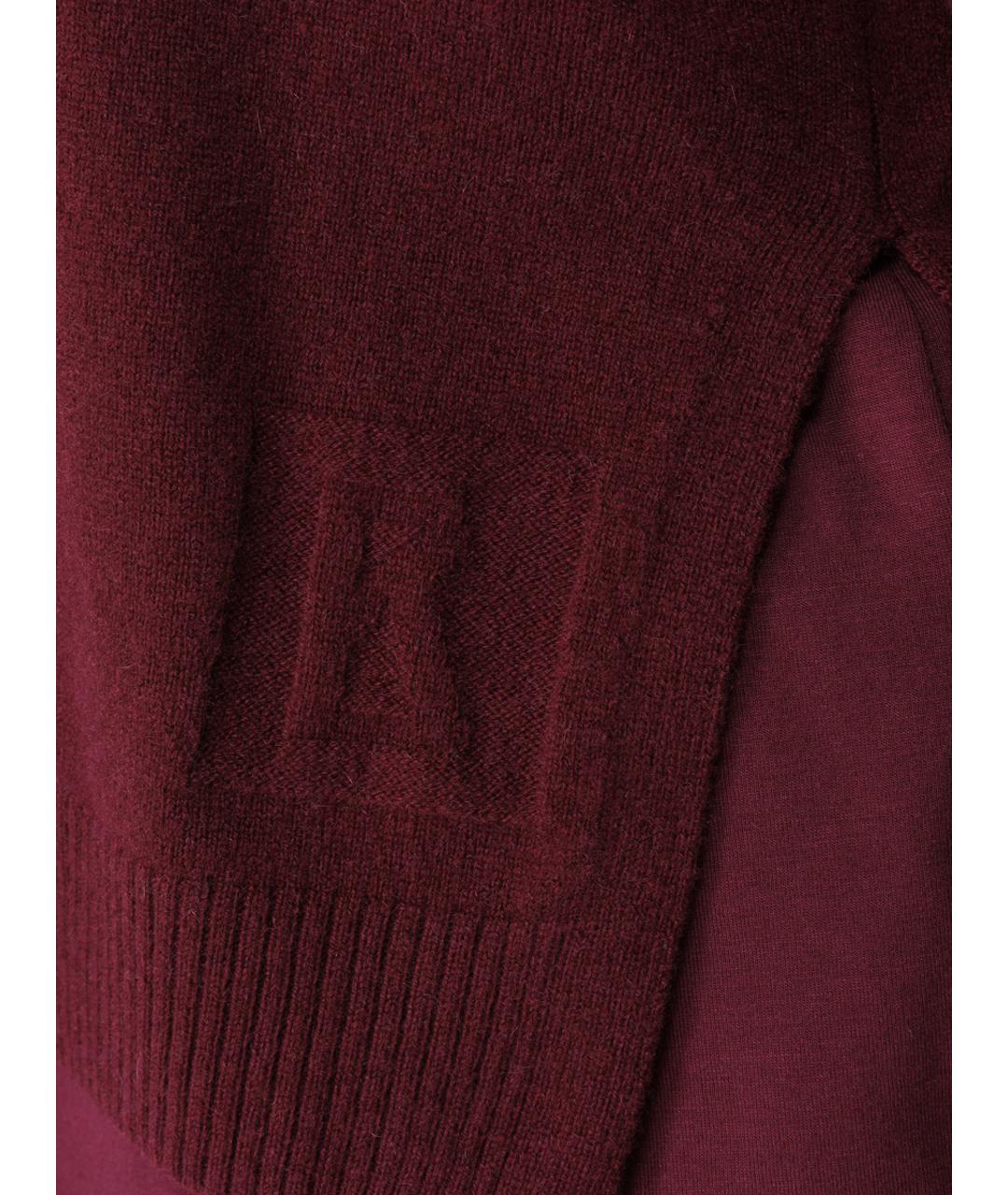 BOGNER Бордовый джемпер / свитер, фото 5