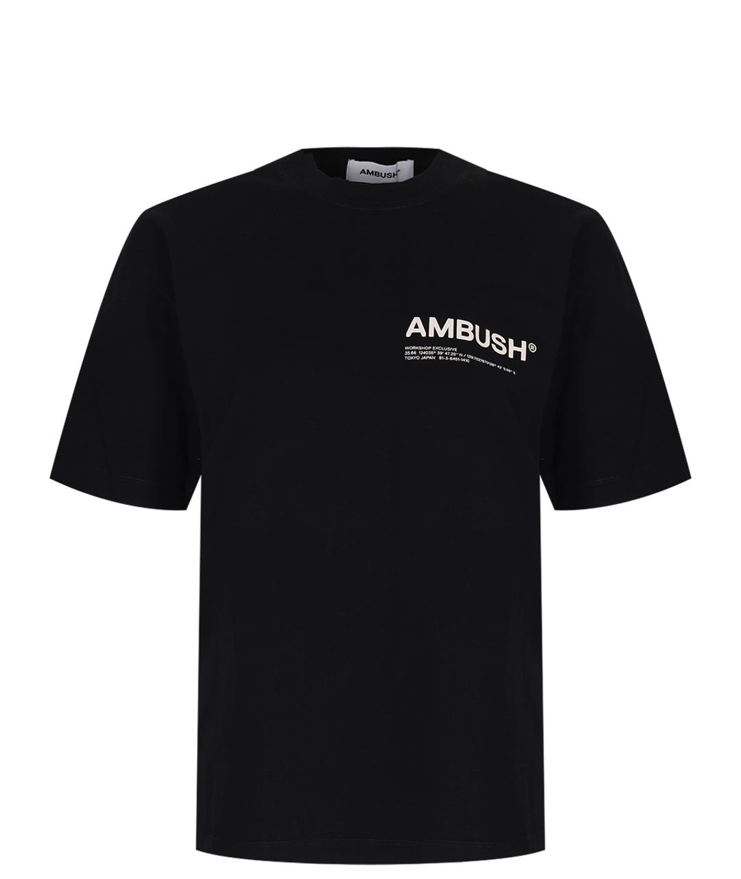 AMBUSH Черная футболка, фото 1