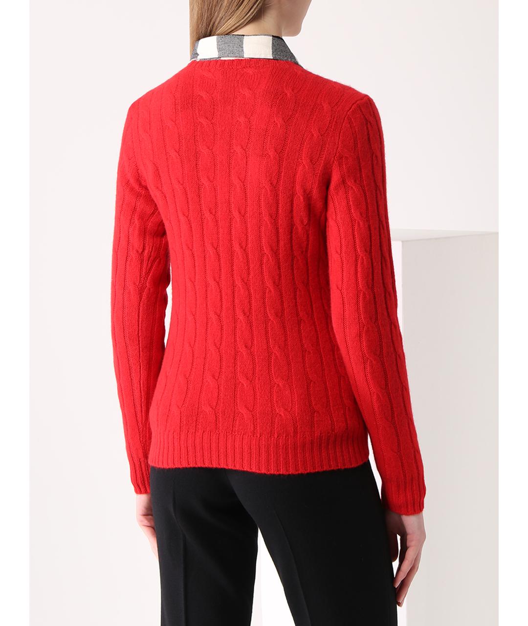 POLO RALPH LAUREN Красный джемпер / свитер, фото 3