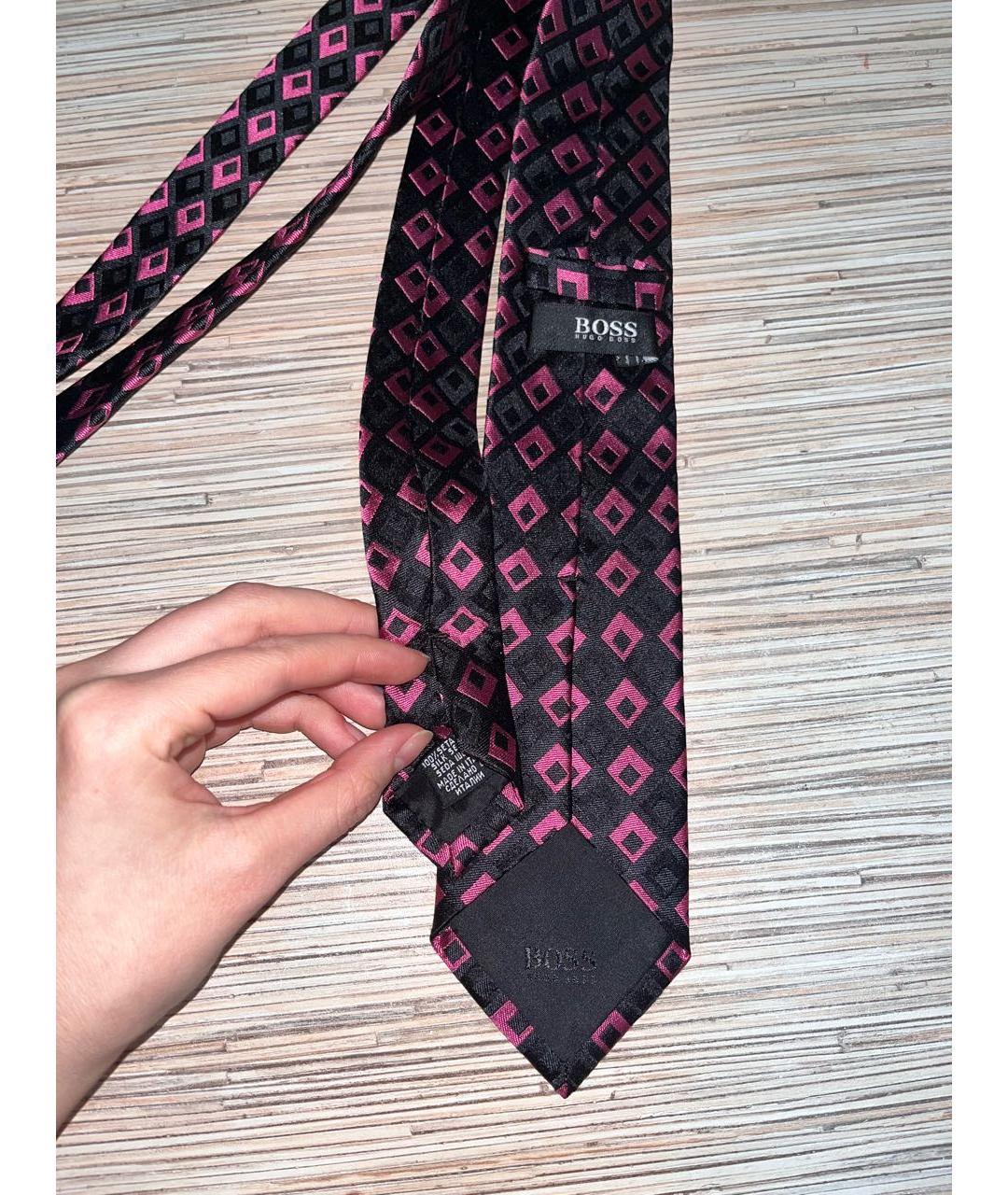 HUGO BOSS Мульти шелковый галстук, фото 4