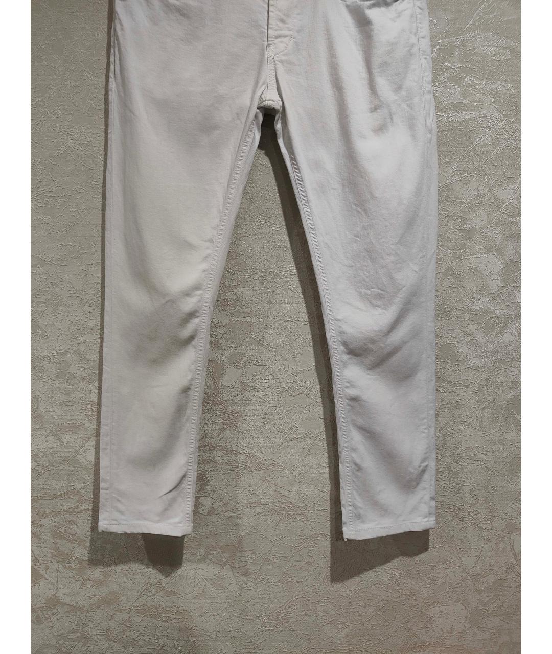 DONDUP Белые хлопко-эластановые джинсы скинни, фото 4