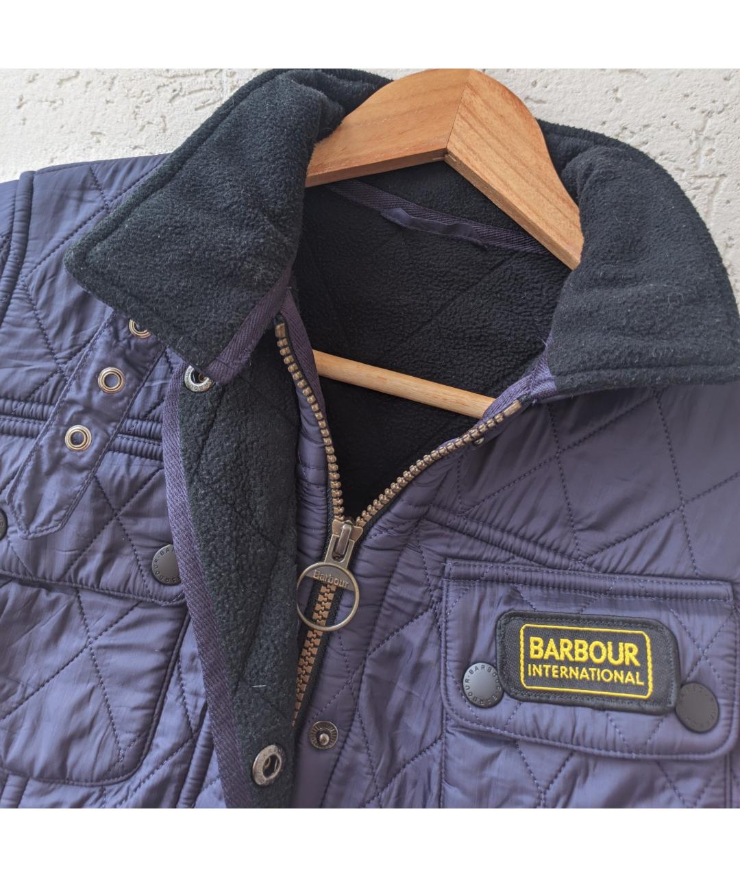 BARBOUR Фиолетовая полиэстеровая куртка, фото 3