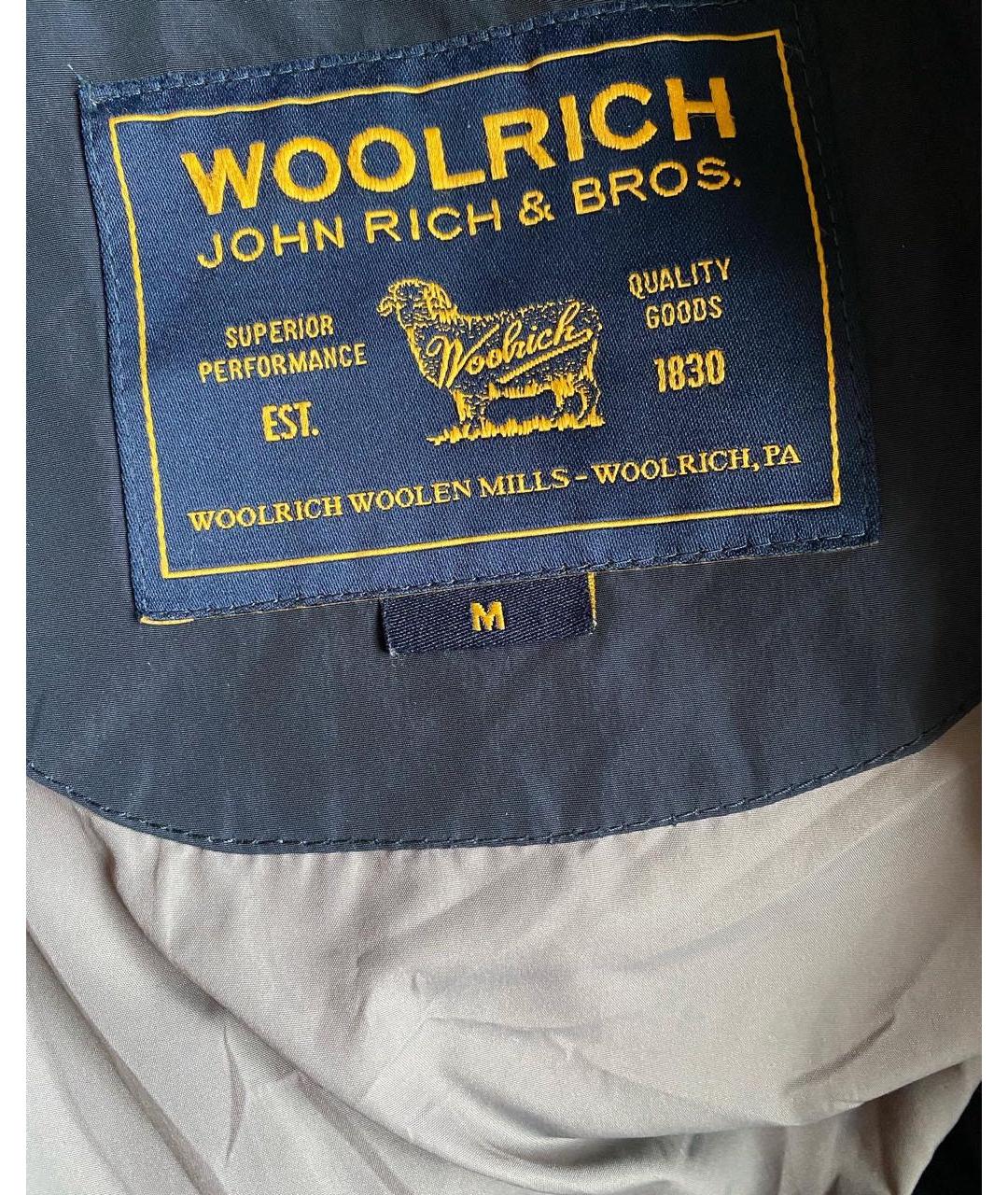 WOOLRICH Синяя синтетическая парка, фото 2