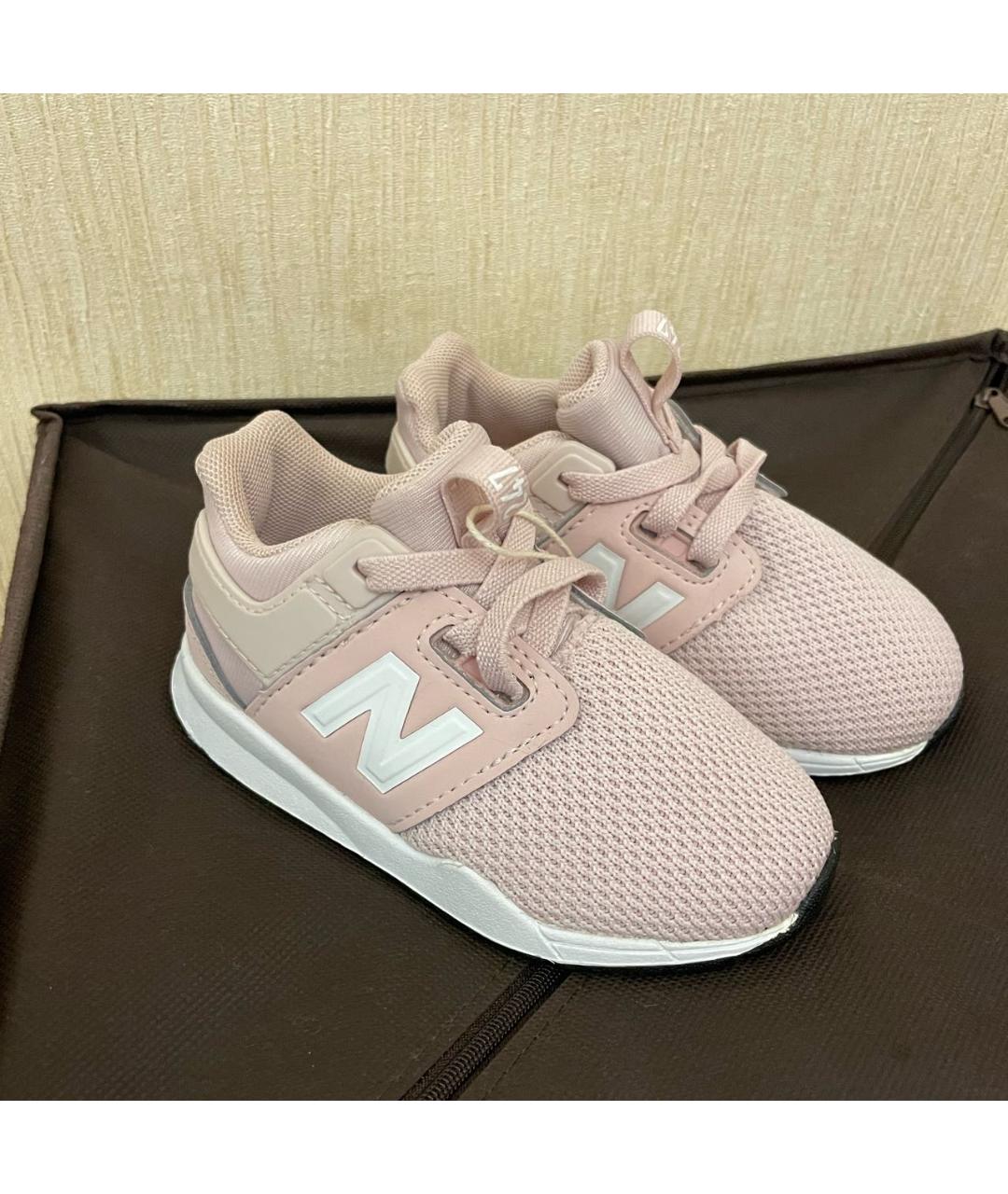 NEW BALANCE Розовые кеды, фото 3