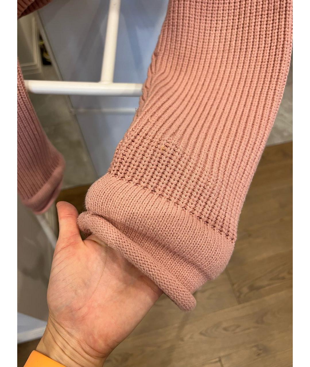 ALEXANDER WANG Розовый хлопковый джемпер / свитер, фото 4