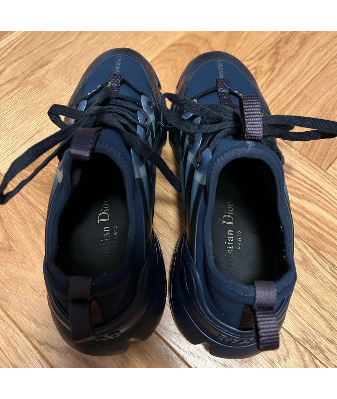 CHRISTIAN DIOR PRE-OWNED Темно-синие резиновые кроссовки, фото 3