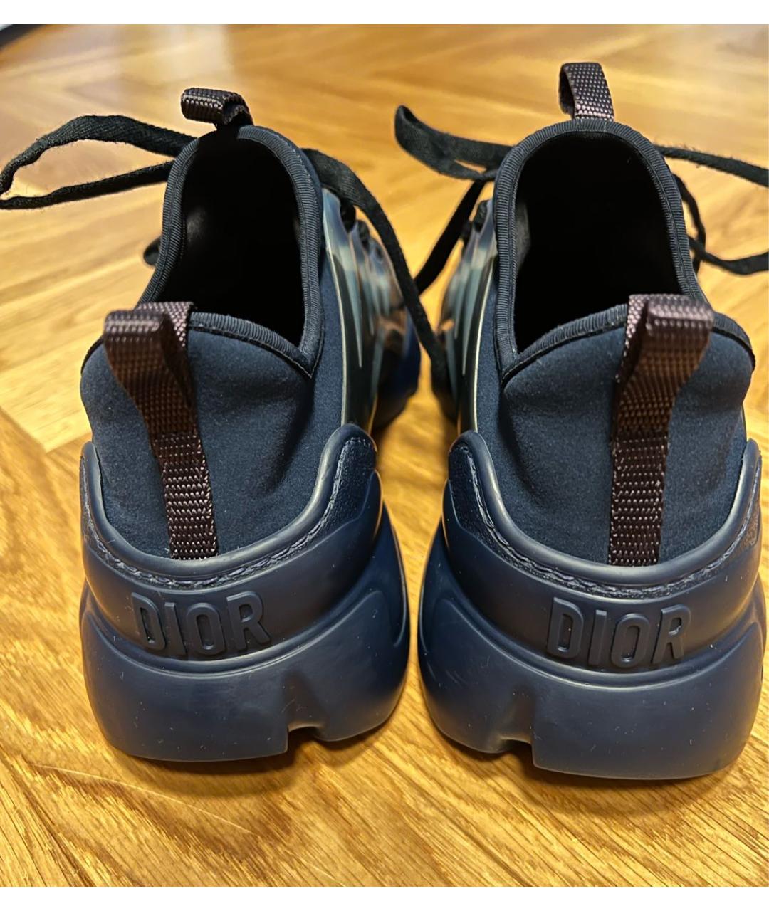 CHRISTIAN DIOR PRE-OWNED Темно-синие резиновые кроссовки, фото 4