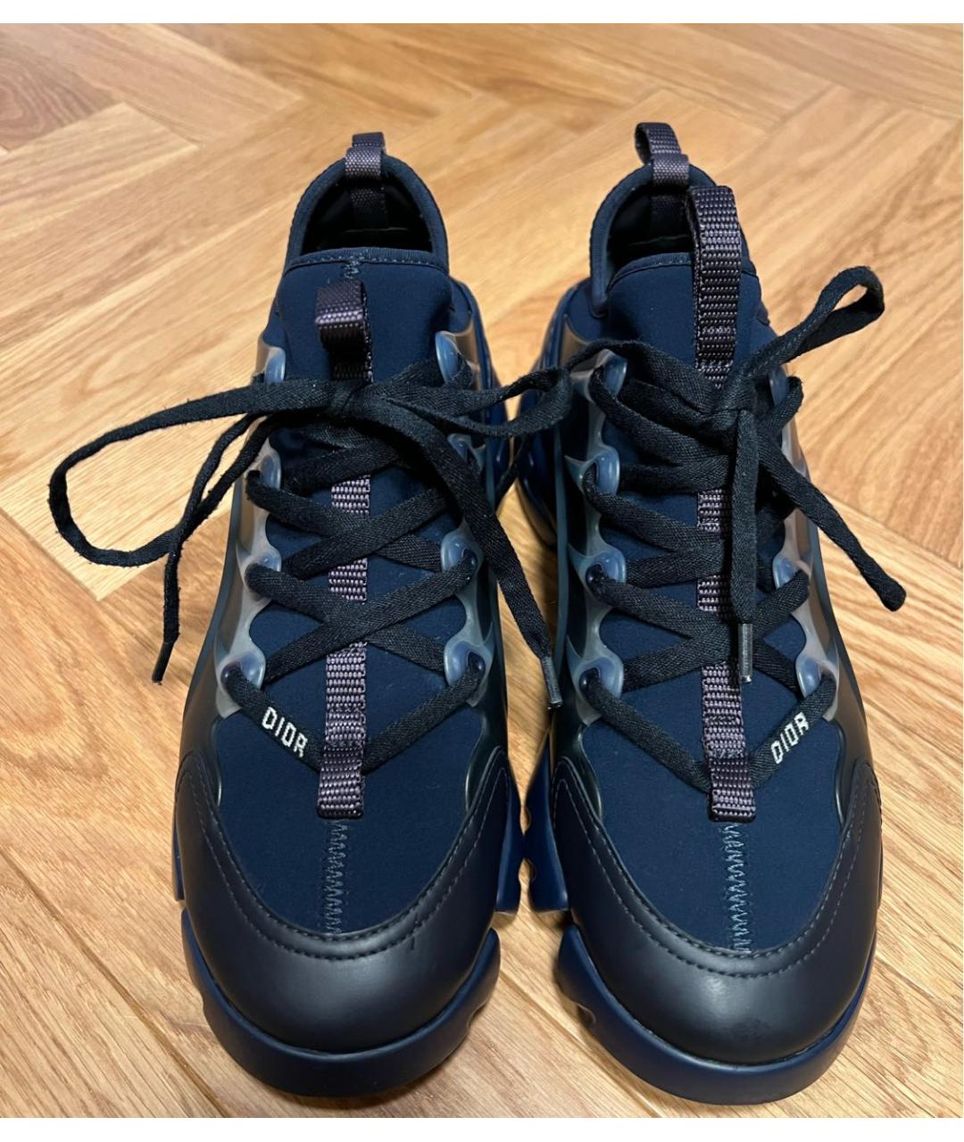 CHRISTIAN DIOR PRE-OWNED Темно-синие резиновые кроссовки, фото 2