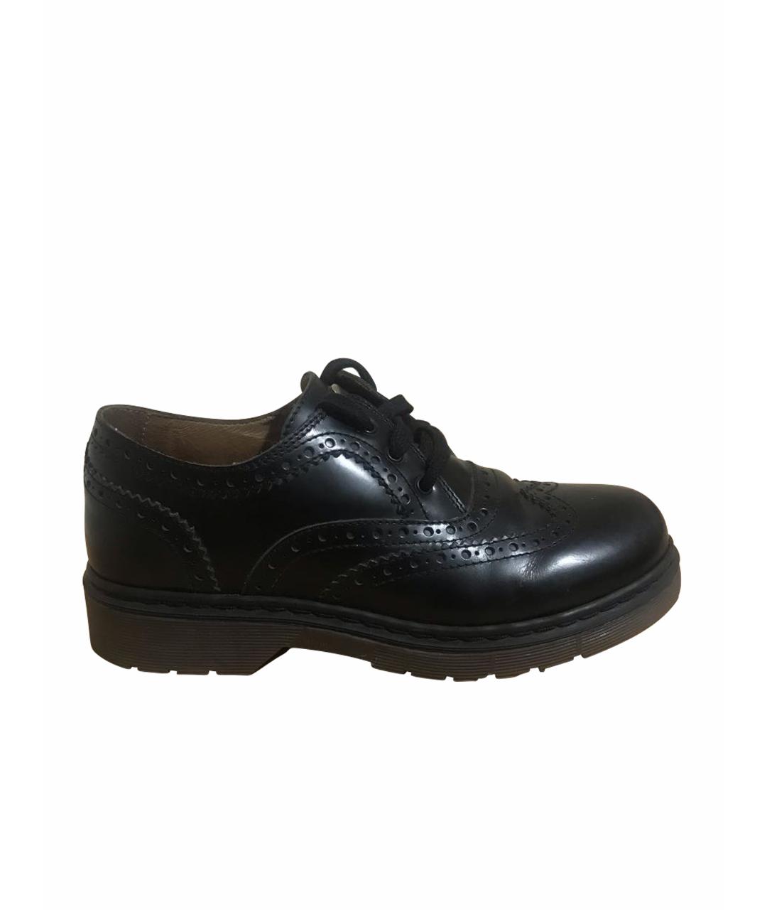 FRANKIE MORELLO KIDS Черные кожаные ботинки, фото 1