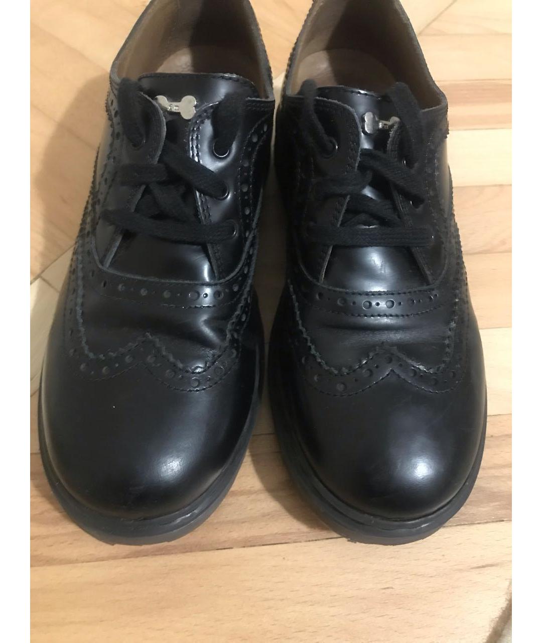 FRANKIE MORELLO KIDS Черные кожаные ботинки, фото 6