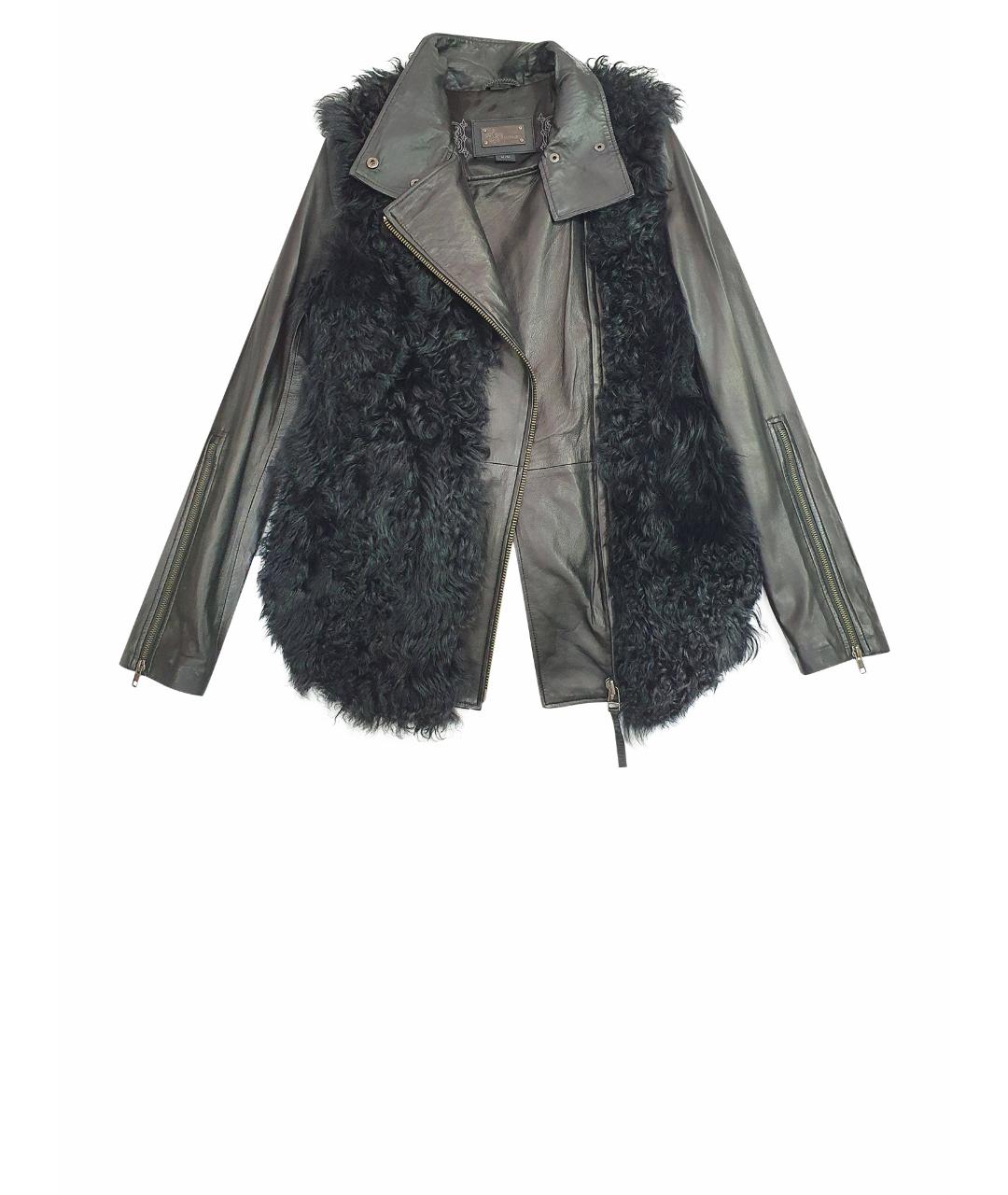 MACKAGE Черная кожаная куртка, фото 1
