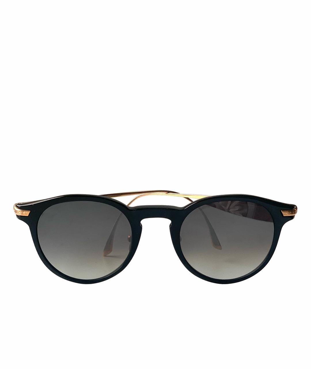 MASUNAGA Черные пластиковые солнцезащитные очки, фото 1