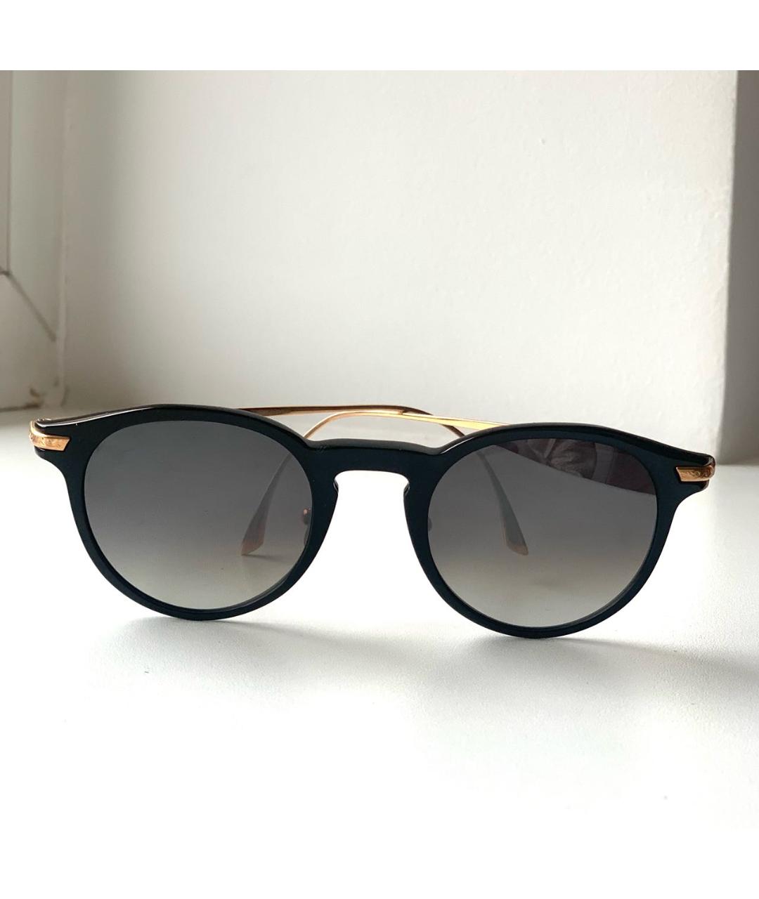 MASUNAGA Черные пластиковые солнцезащитные очки, фото 5