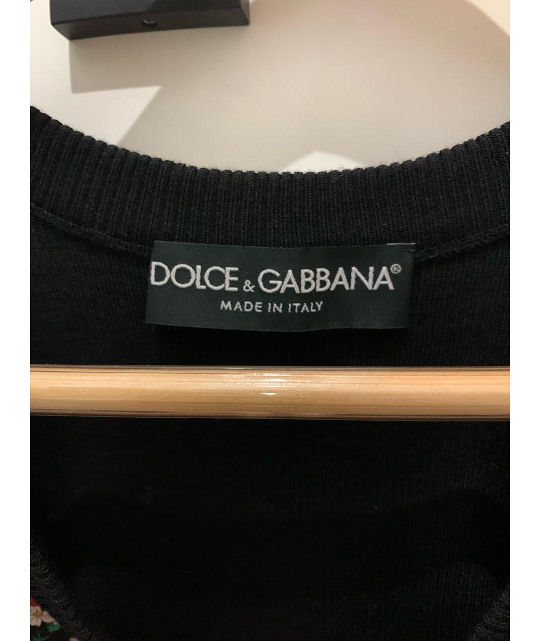 DOLCE&GABBANA Мульти шелковая майка, фото 3