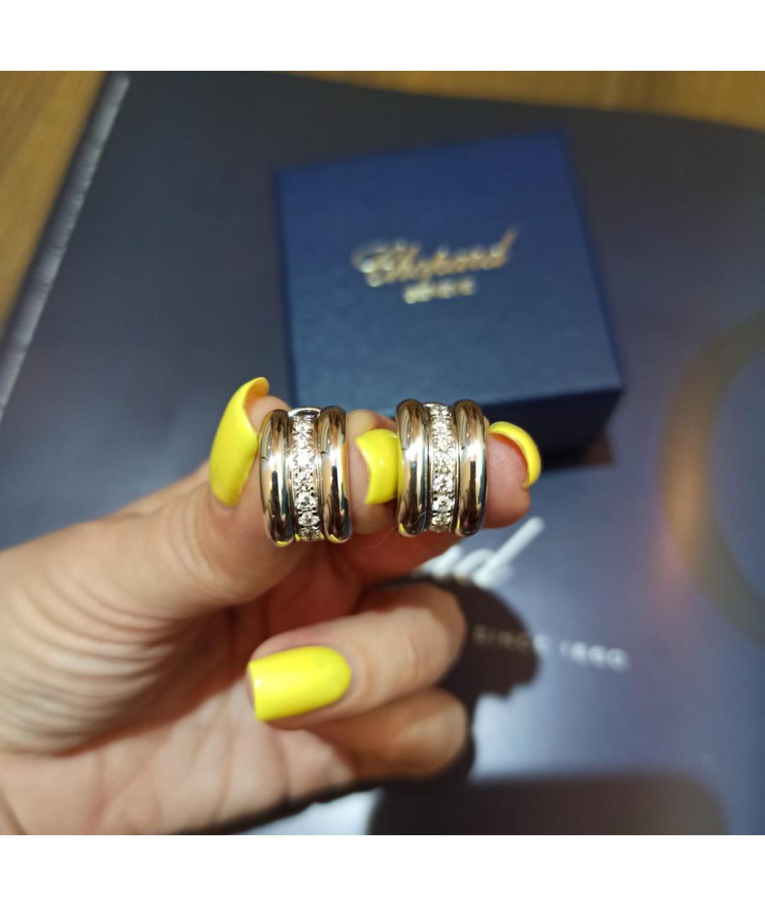 CHOPARD Белые серьги из белого золота, фото 2