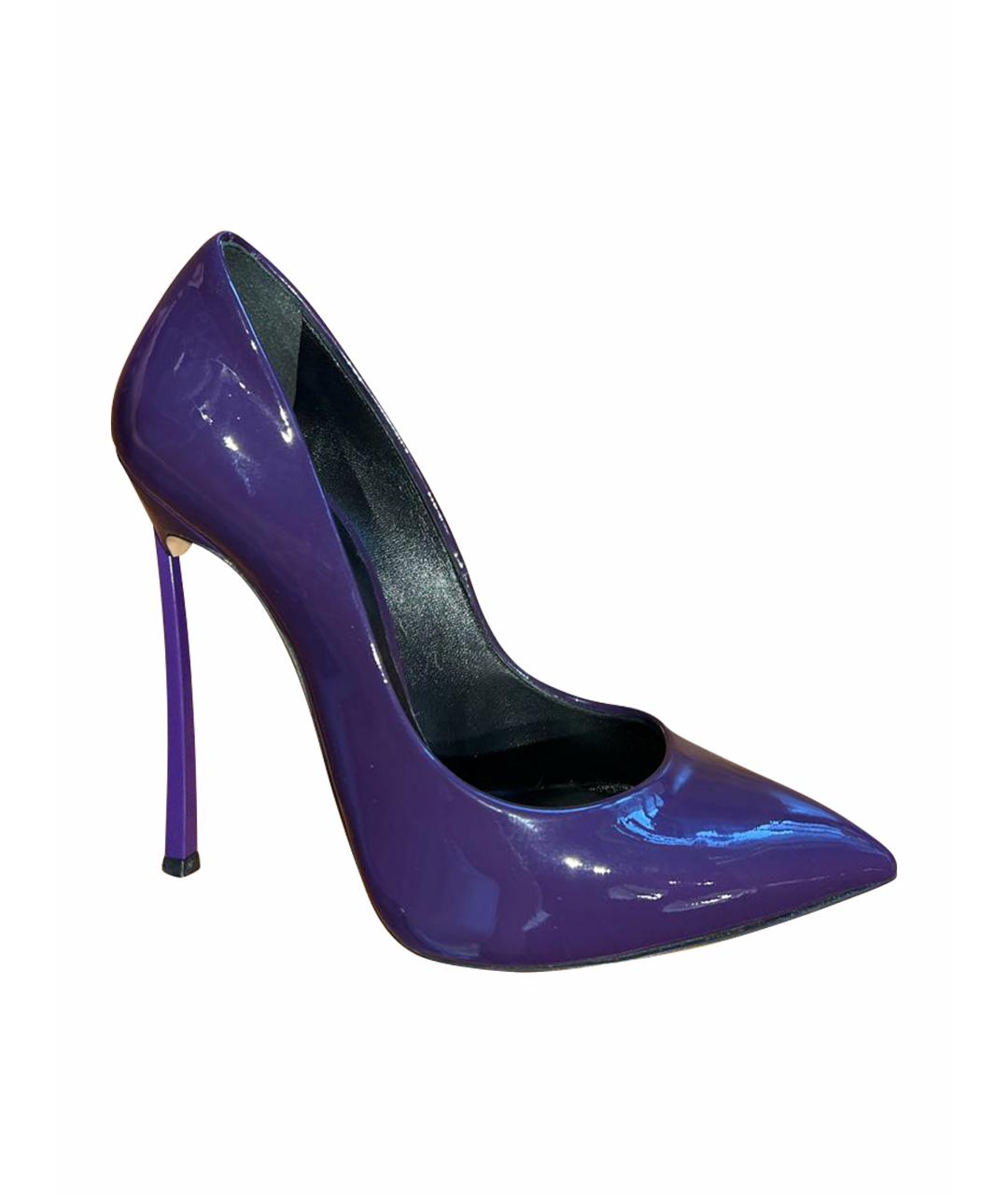 CASADEI Фиолетовые туфли из лакированной кожи, фото 1