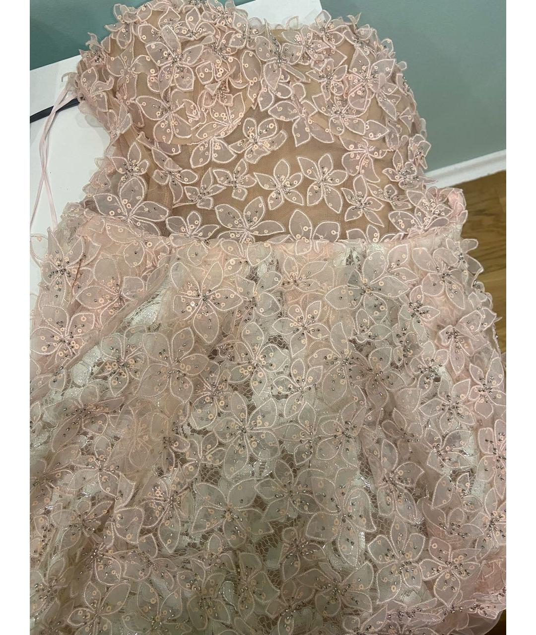 GIAMBATTISTA VALLI Розовое коктейльное платье, фото 5