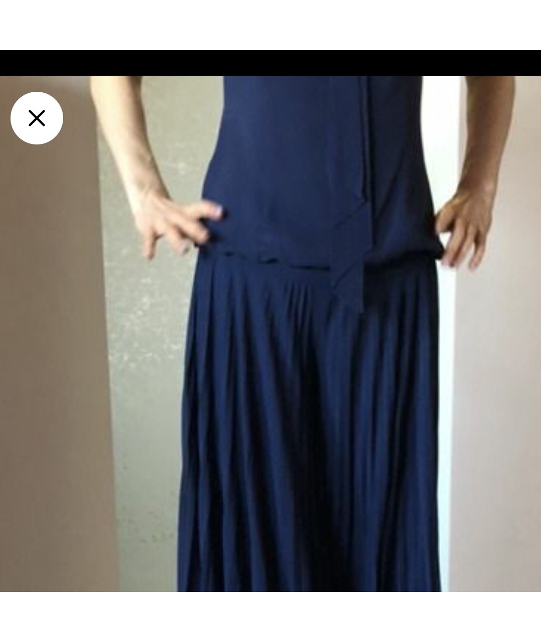 ESCADA Синие полиэстеровые прямые брюки, фото 4