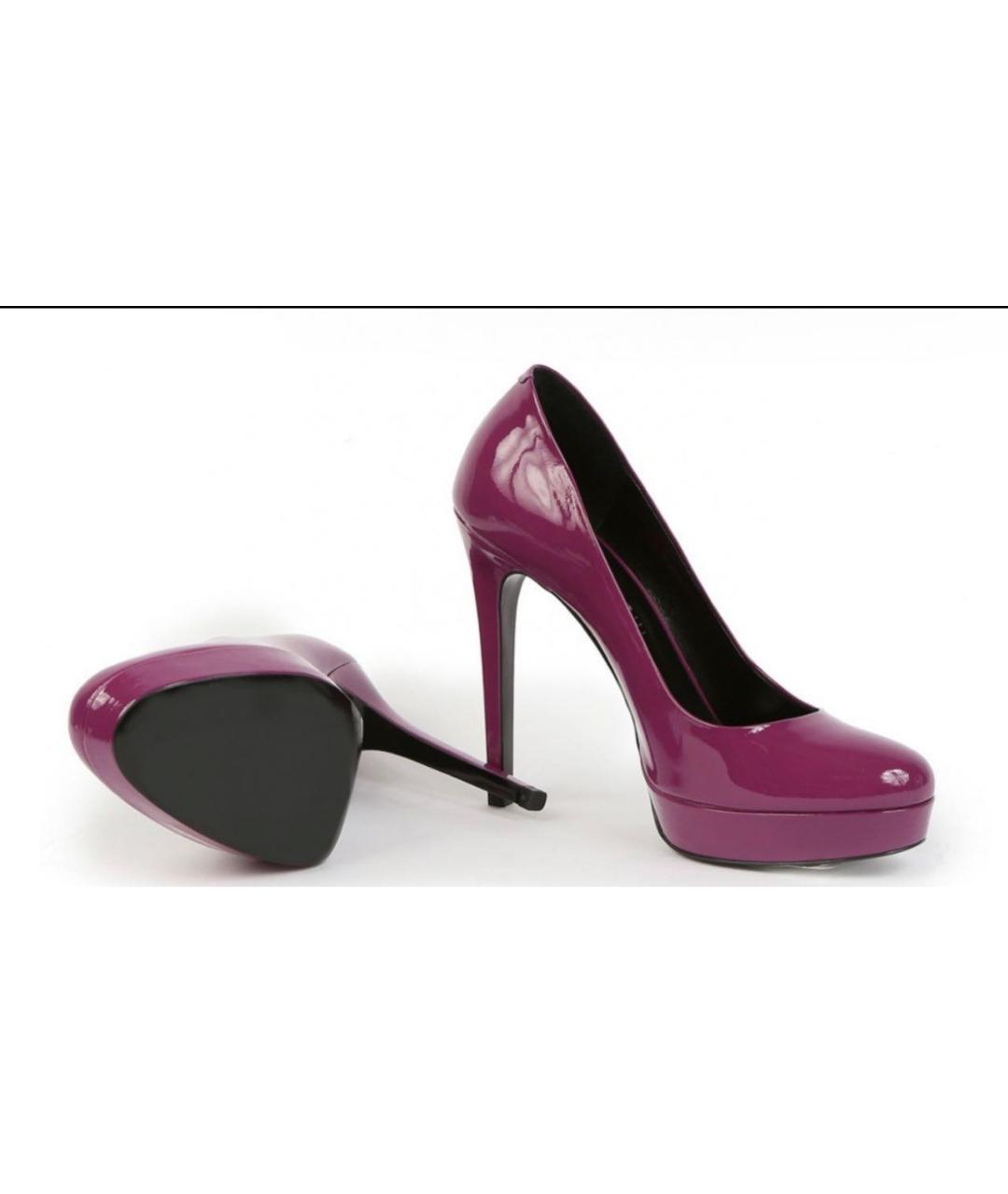 BARBARA BUI Фиолетовые туфли из лакированной кожи, фото 3