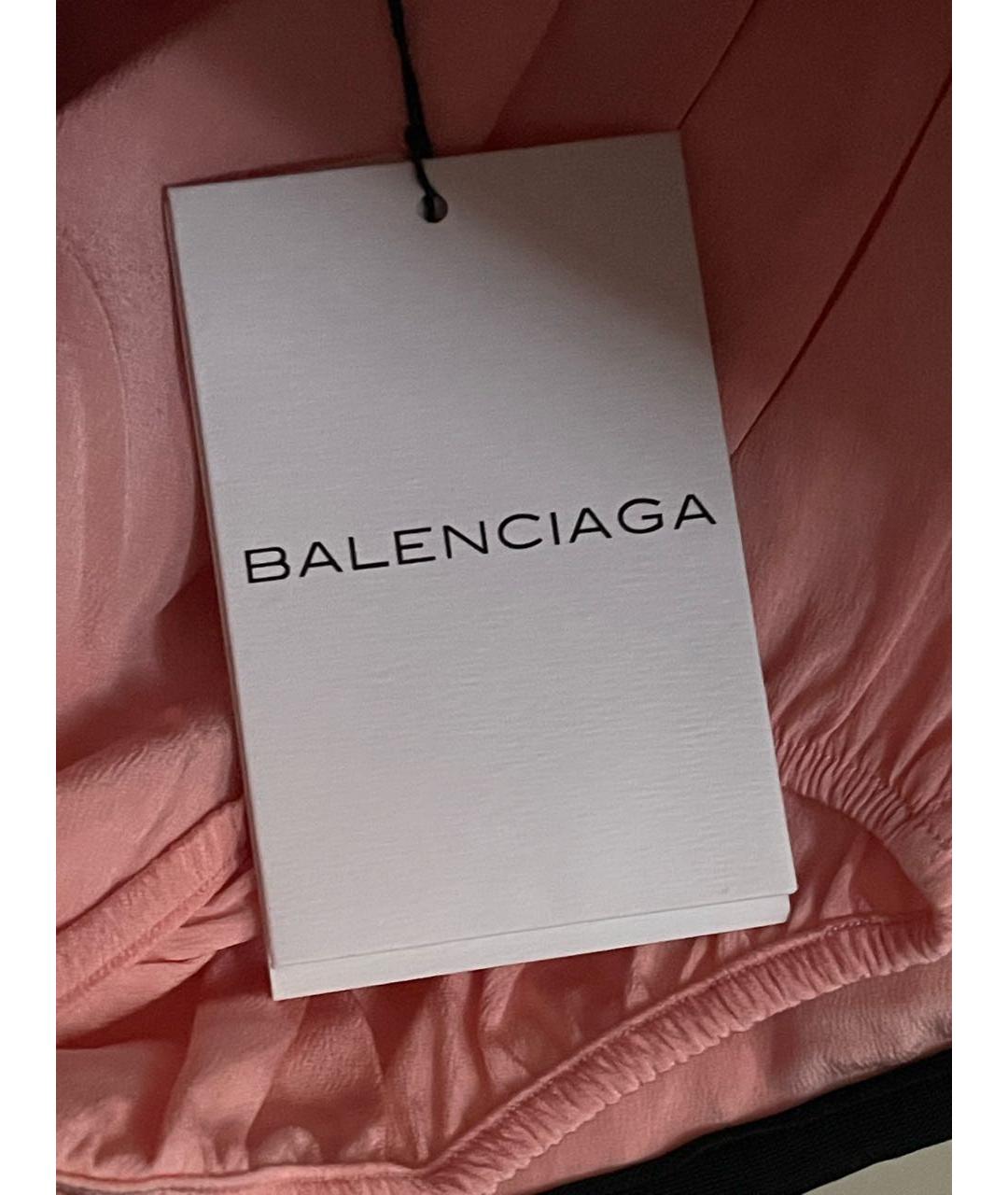 BALENCIAGA Антрацитовые шелковые шорты, фото 5