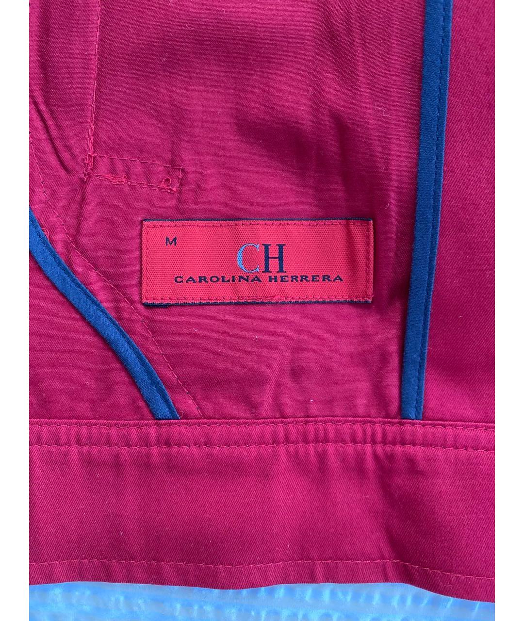 CH CAROLINA HERRERA Красная хлопковая куртка, фото 2