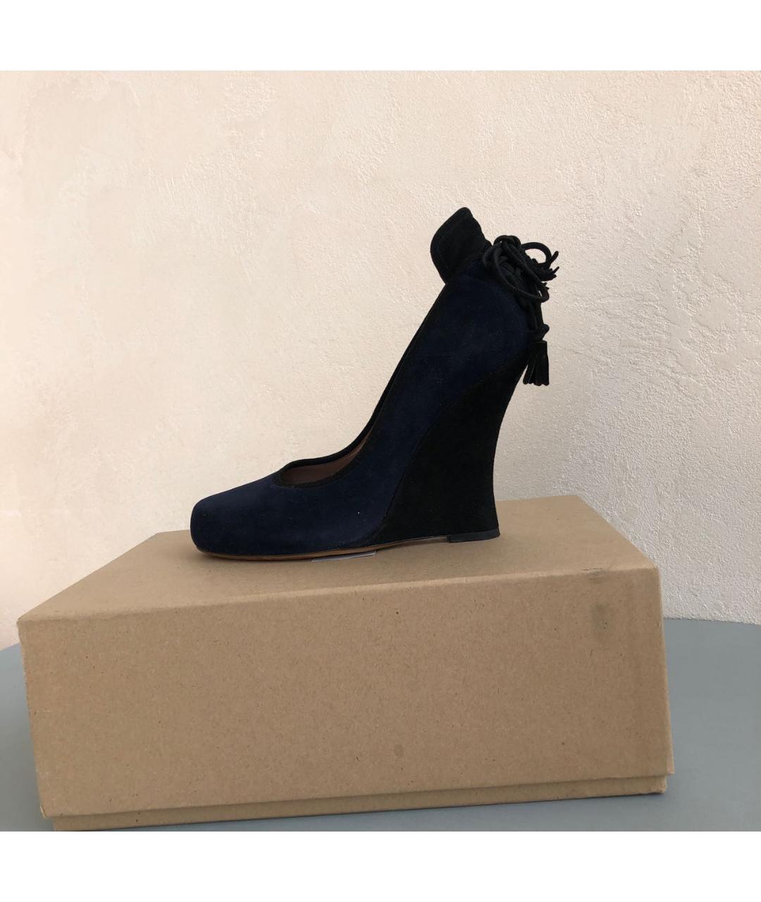 TABITHA SIMMONS Темно-синие замшевые туфли, фото 3