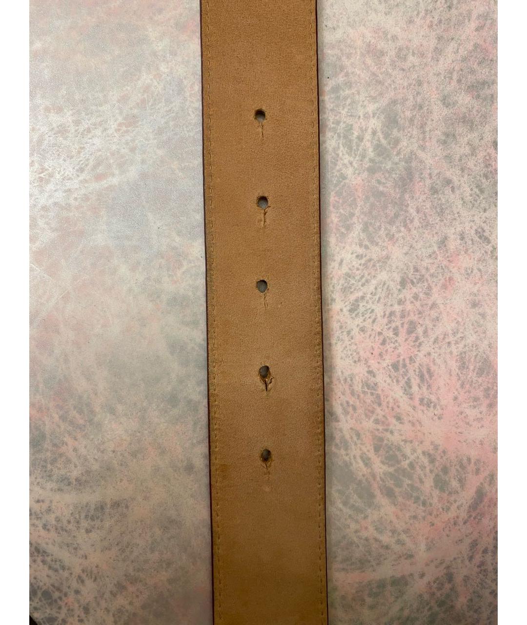 ETRO Коричневый кожаный ремень, фото 5