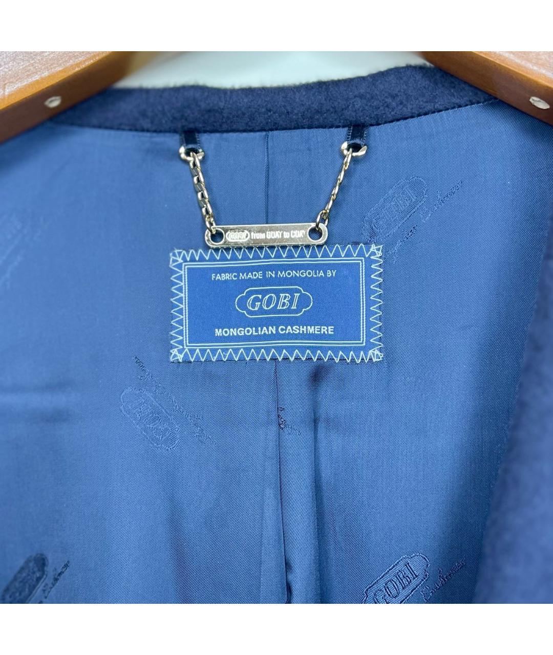 GOBY Синее кашемировое пальто, фото 3