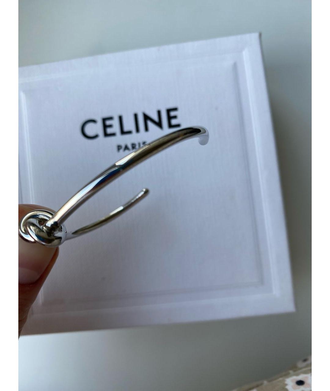 CELINE PRE-OWNED Серебрянный серебряный браслет, фото 4