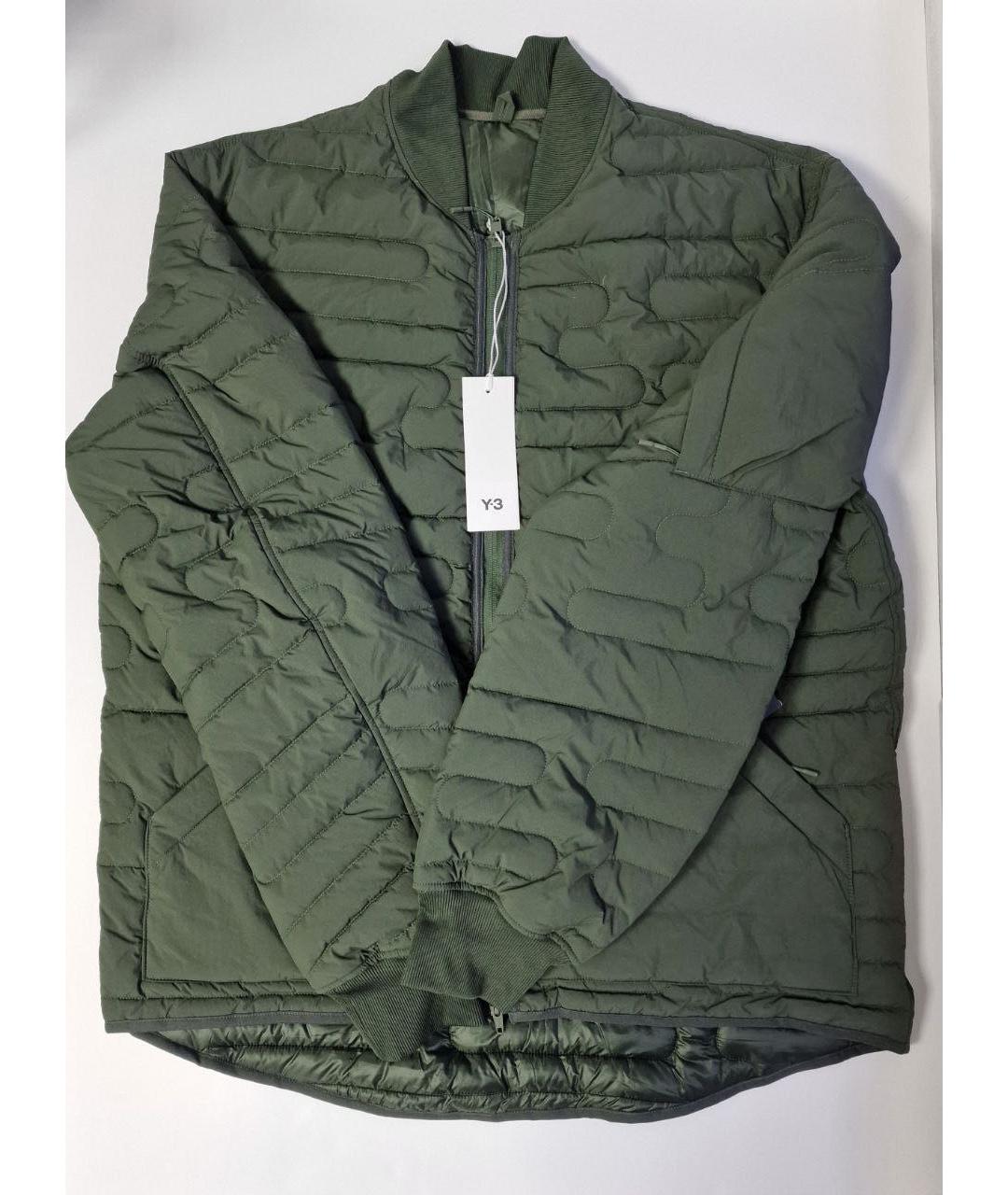 Y-3 Зеленая полиамидовая куртка, фото 4