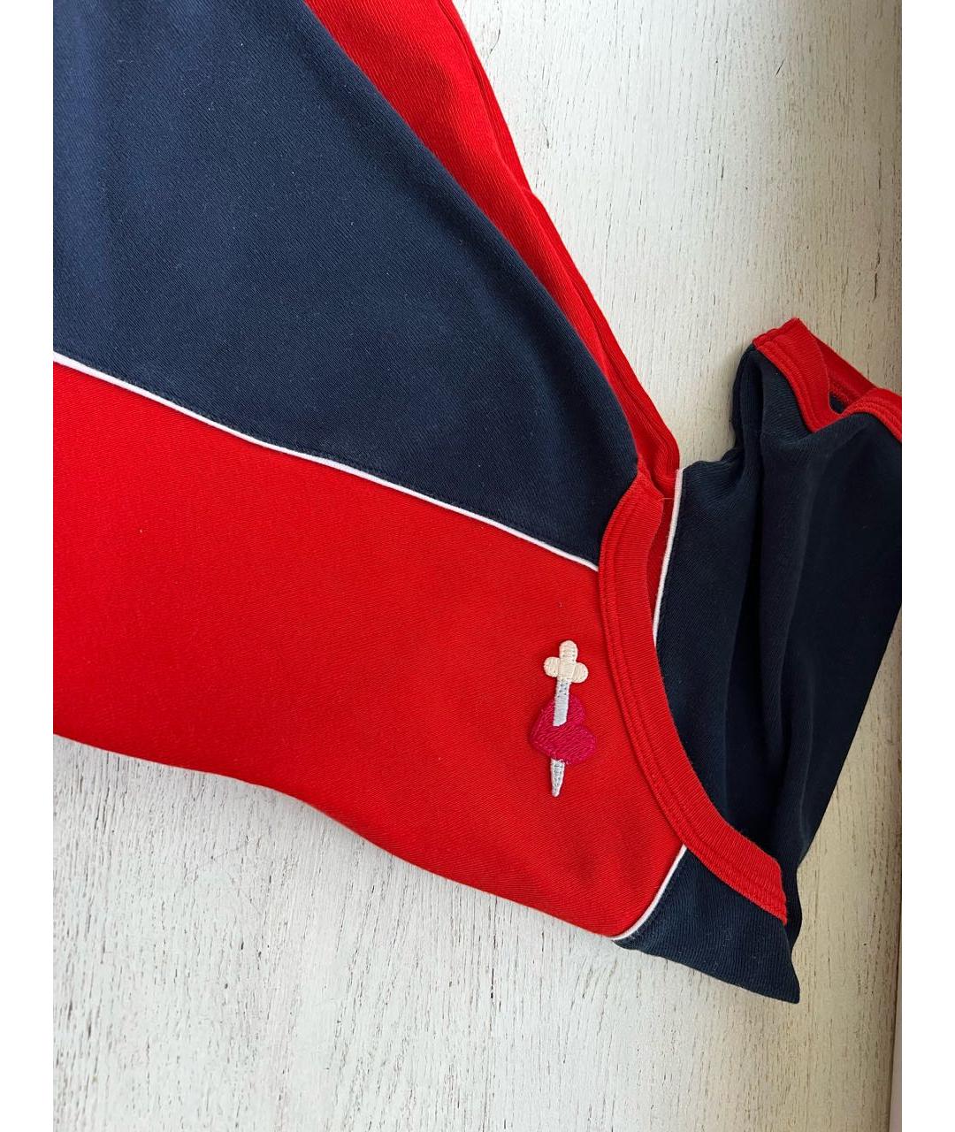 GUCCI Красная хлопковая футболка, фото 7