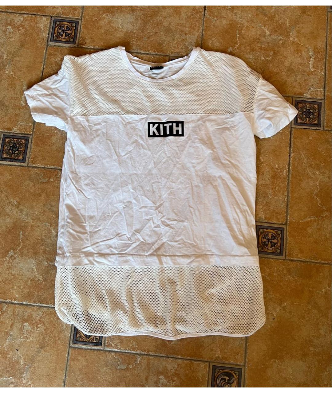 KITH Белая футболка, фото 4