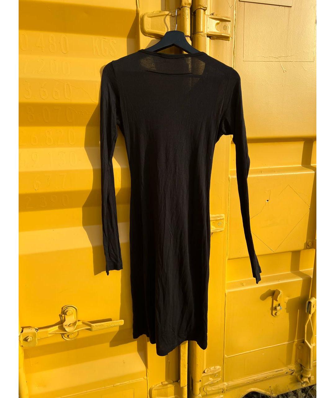 GIVENCHY Черное вискозное повседневное платье, фото 4
