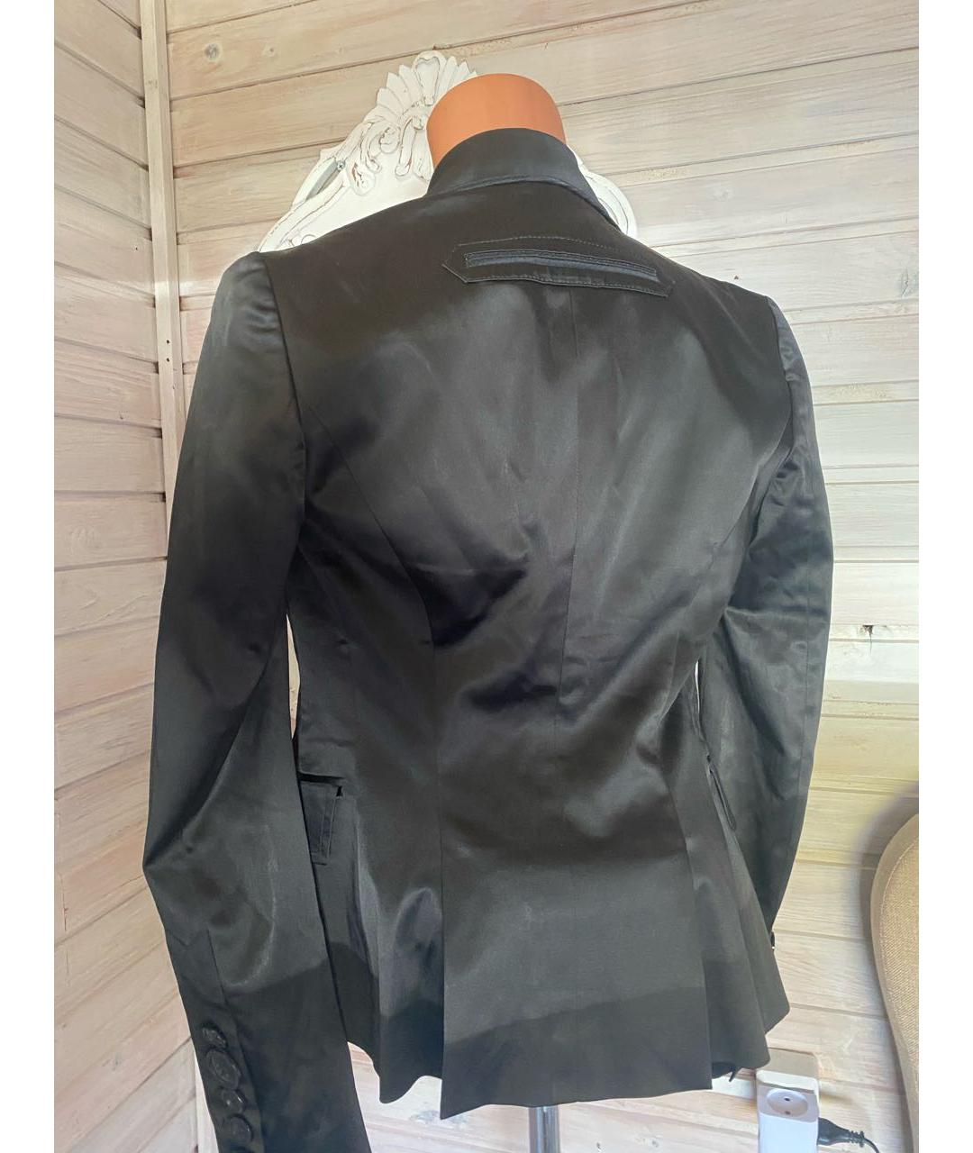 ANTONIO BERARDI Черный полиэстеровый жакет/пиджак, фото 2