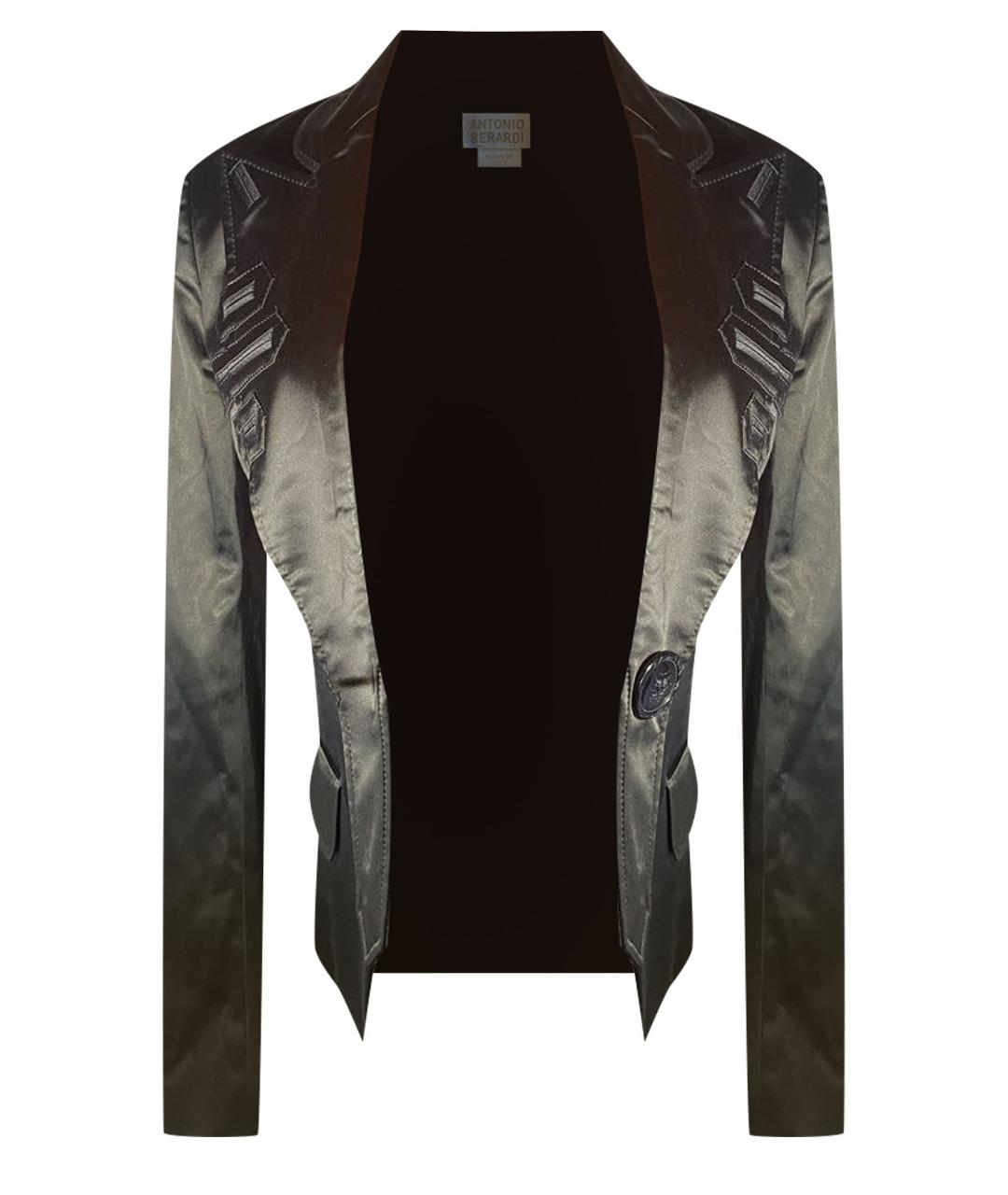 ANTONIO BERARDI Черный полиэстеровый жакет/пиджак, фото 1