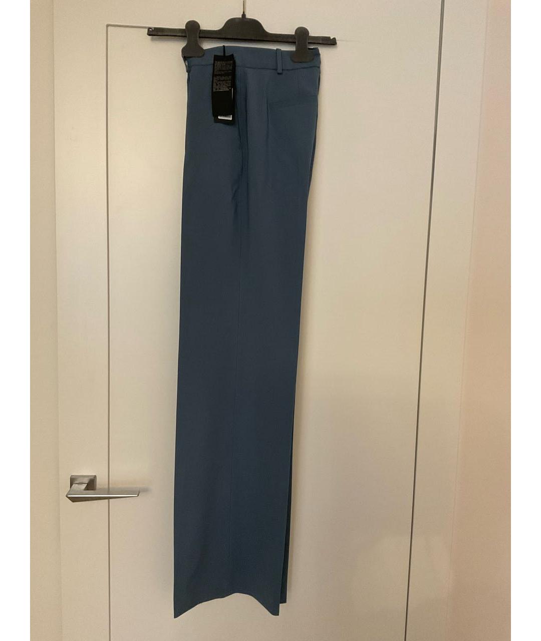 JOSEPH Голубые шерстяные брюки широкие, фото 2