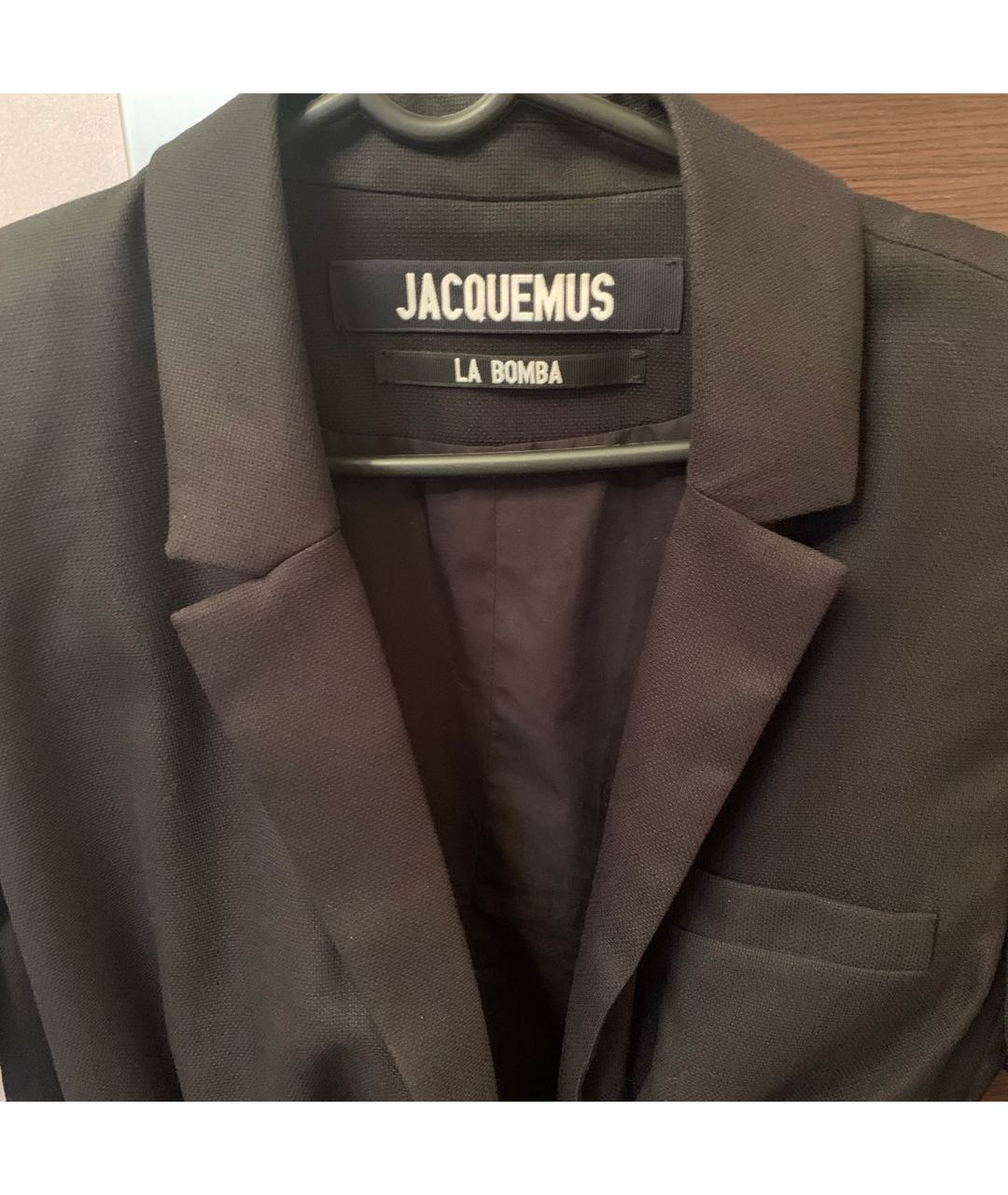 JACQUEMUS Черный хлопковый жакет/пиджак, фото 3