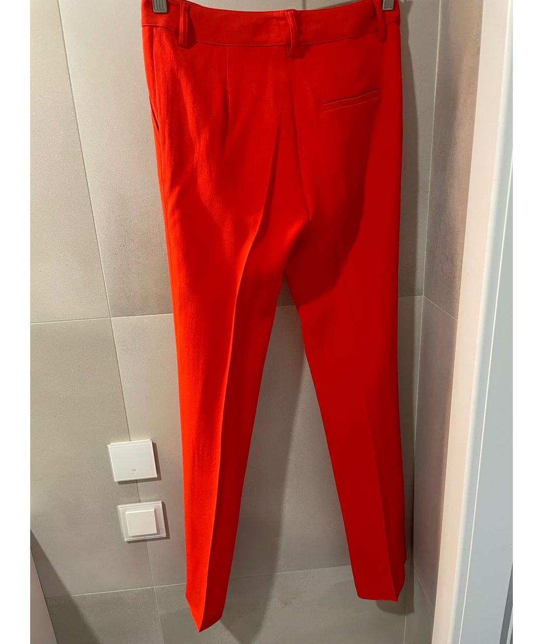 EMANUEL UNGARO Красные ацетатные брюки узкие, фото 2