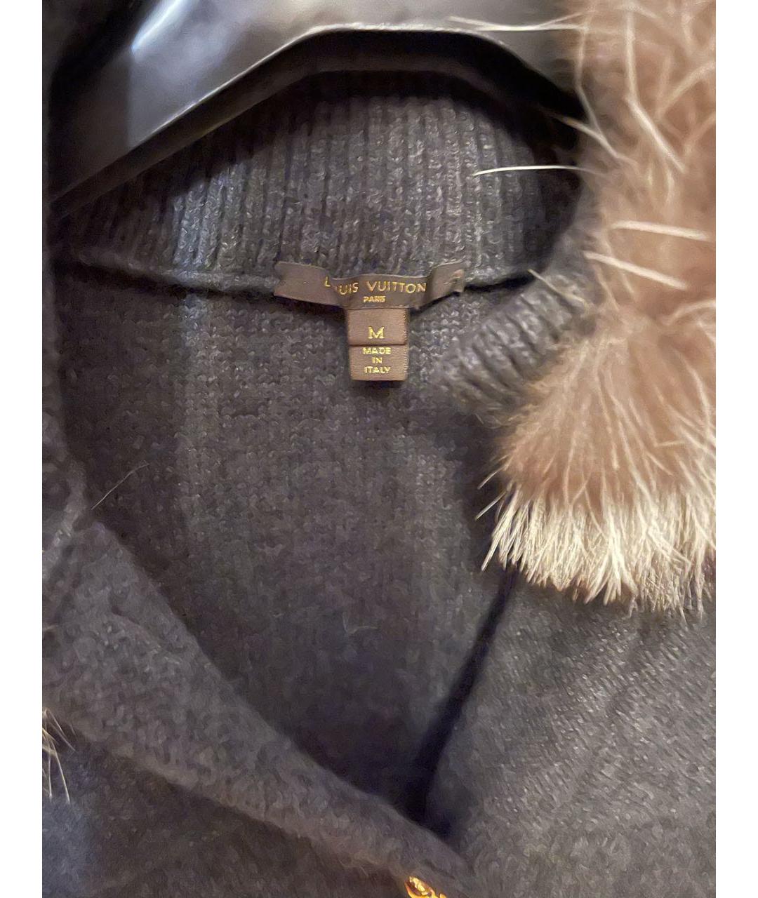 LOUIS VUITTON Антрацитовое пальто, фото 3
