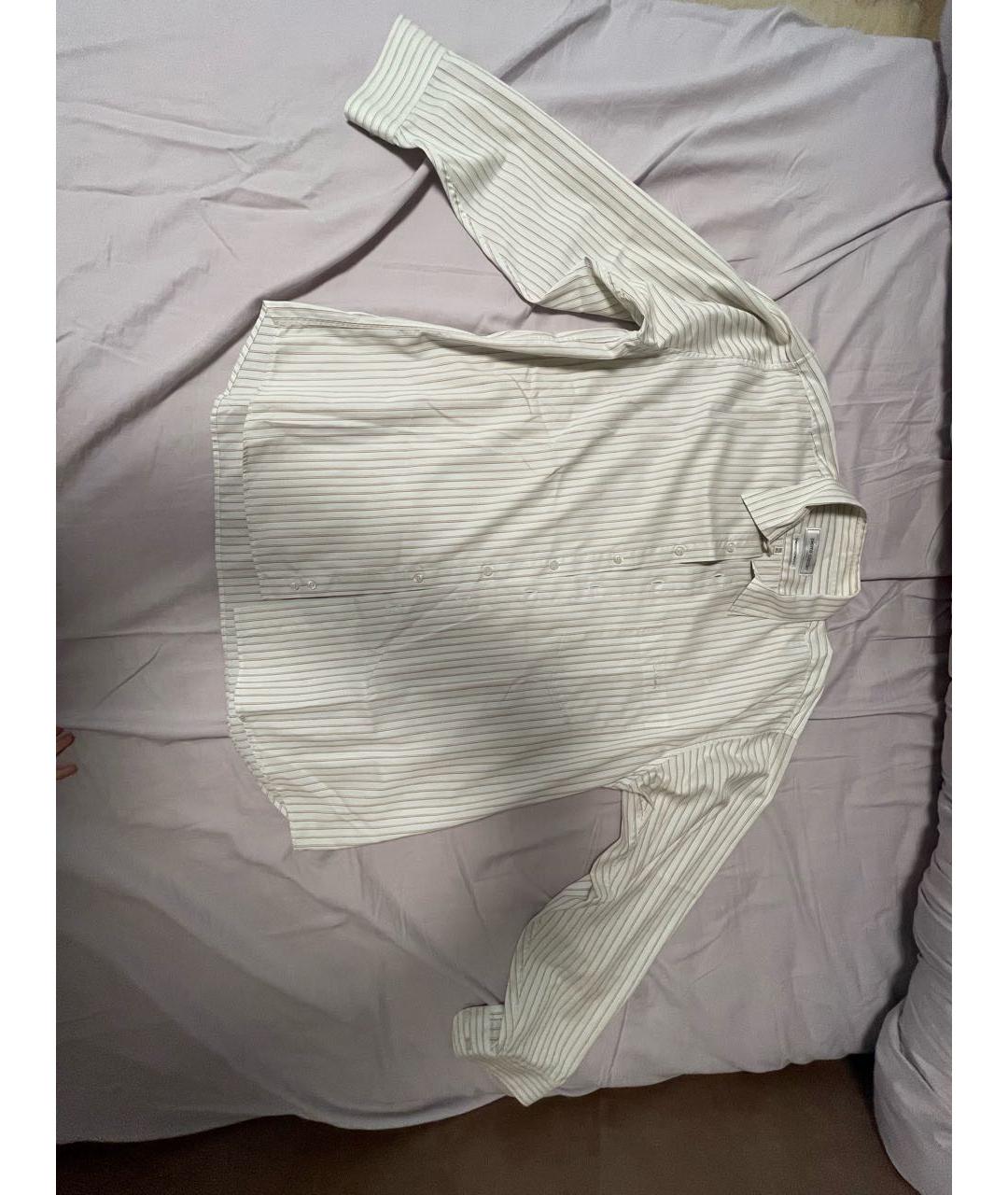 PIERRE CARDIN Бежевая хлопковая классическая рубашка, фото 2