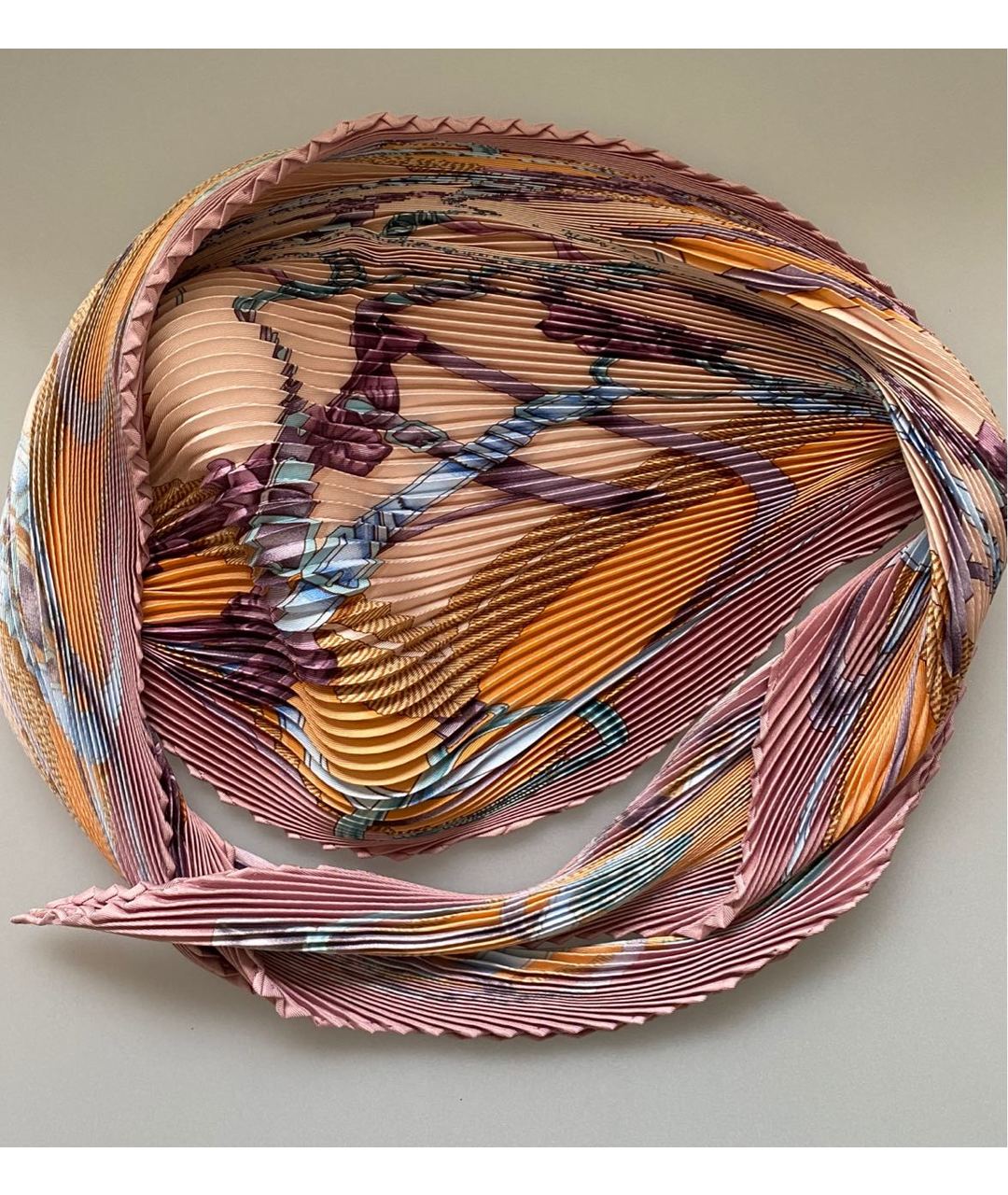 HERMES PRE-OWNED Мульти шелковый шарф, фото 8