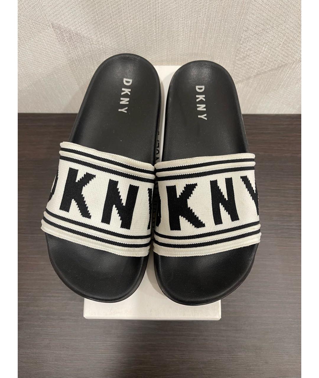 DKNY Белые шлепанцы, фото 5