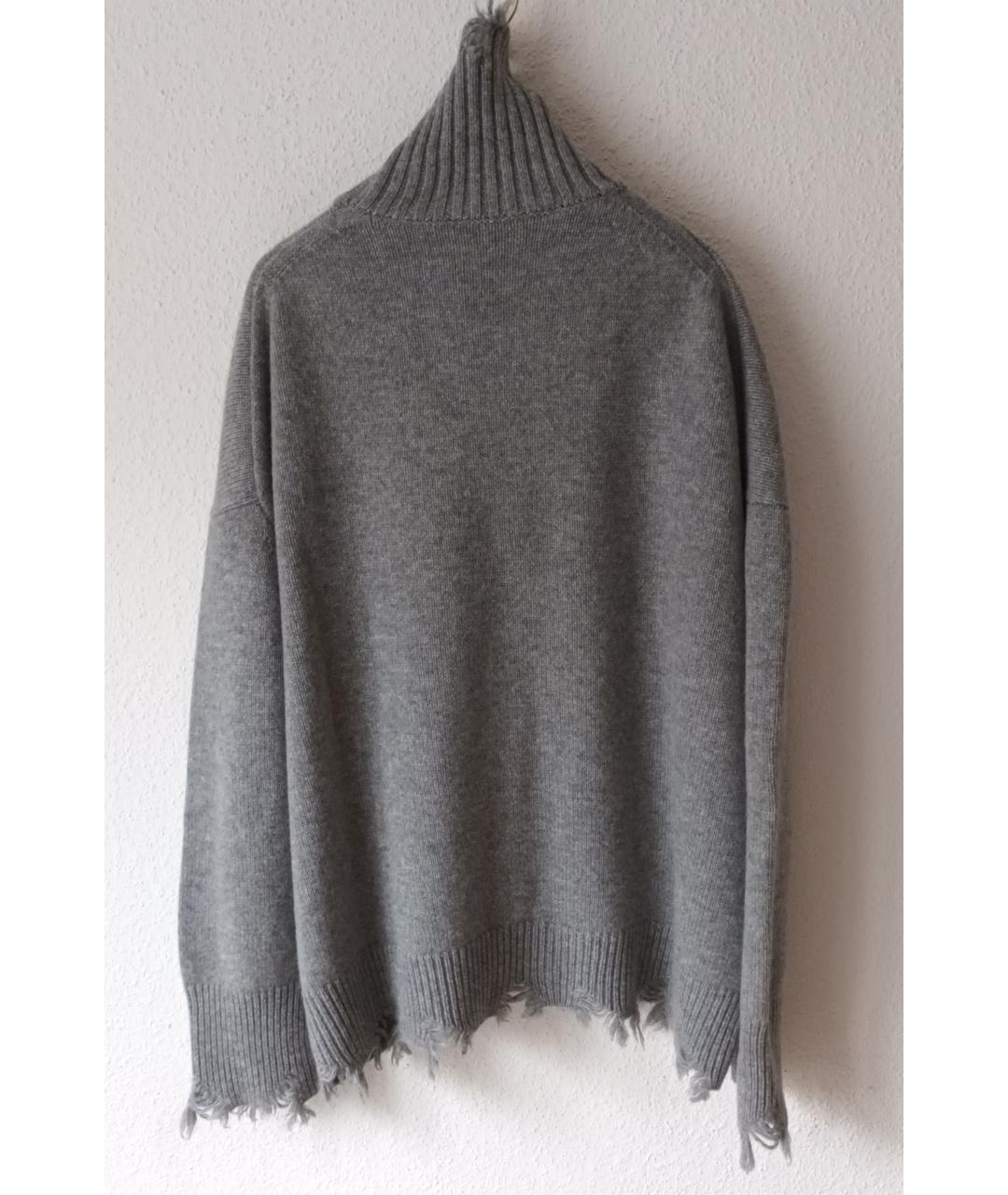 ADDICTED Серый кашемировый джемпер / свитер, фото 2